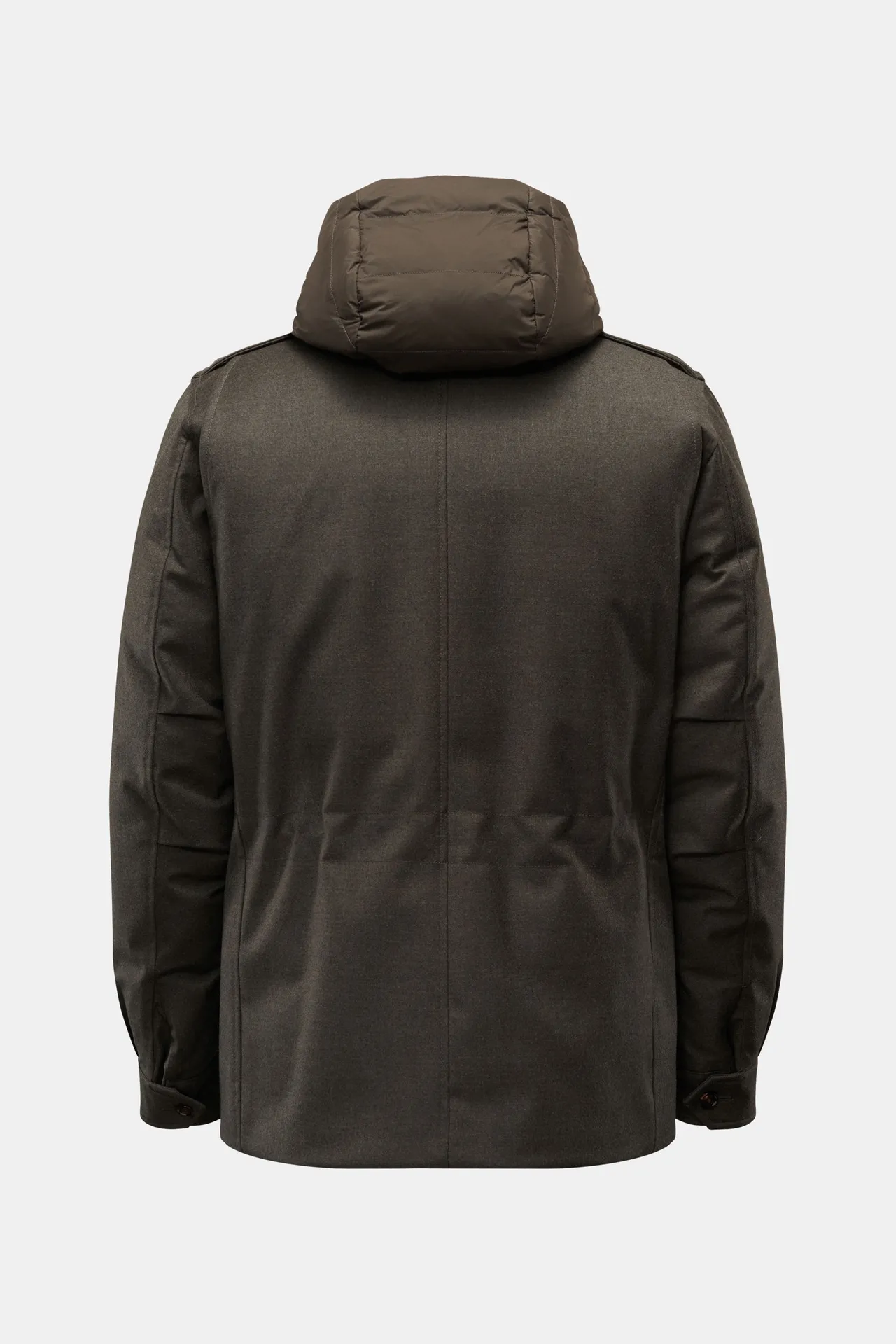 Moorer - Herren - Daunenjacke 'Isac' oliv meliert – Bild 3