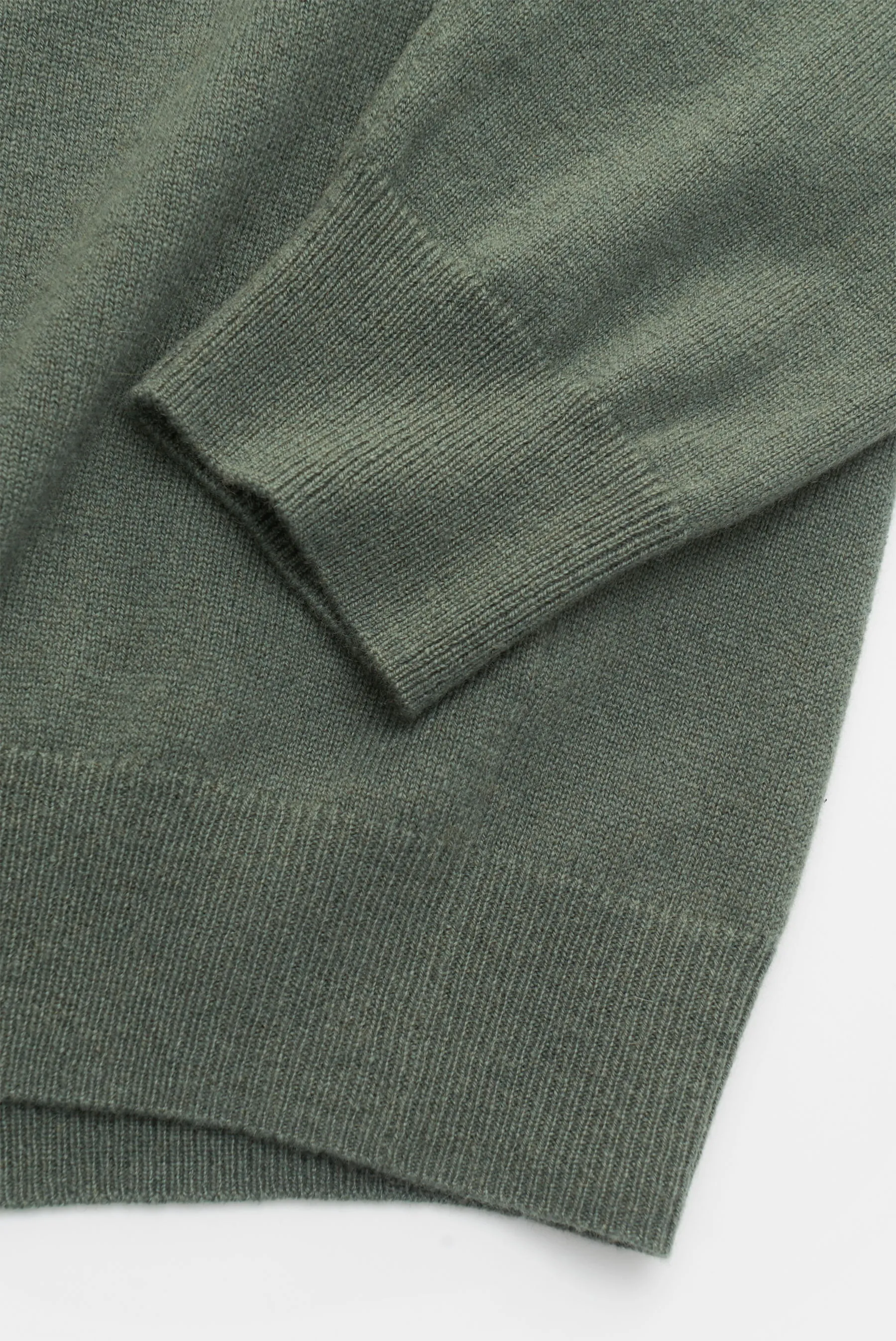 von Braun - Herren - Cashmere Troyer graugrün – Bild 4