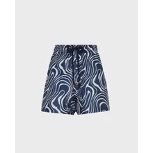 Vilebrequin - Waves Bermudashorts Aus Seide Für Damen - Bermuda - Lika - Blau - Größe M Vilebrequin - Waves Bermudashorts Aus Seide Für Damen - Bermuda - Lika - Blau - Größe M