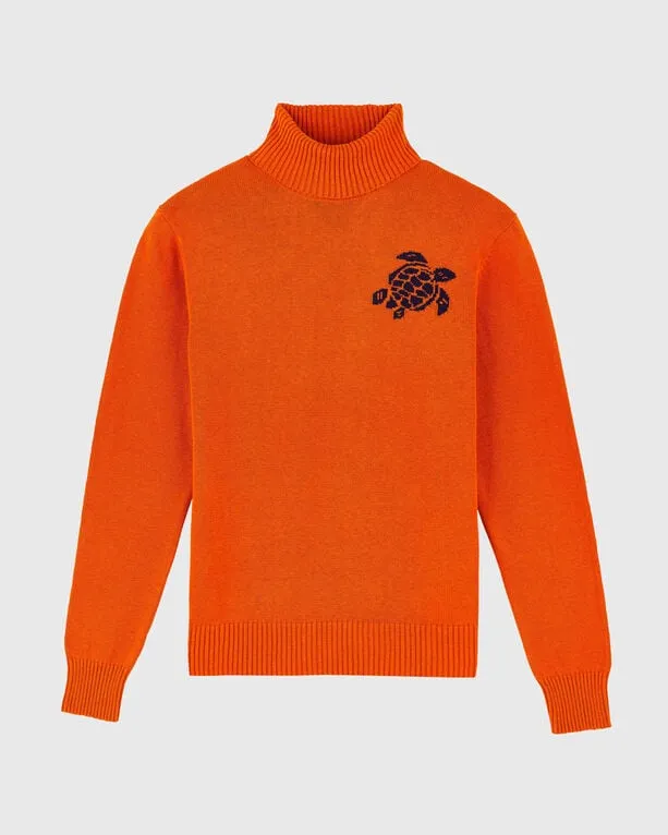 Vilebrequin - Turtle Rollkragenpullover Aus Baumwolle Und Kaschmir Für Herren - Pullover - Flegere - Marone - Größe XL Vilebrequin - Turtle Rollkragenpullover Aus Baumwolle Und Kaschmir Für Herren - Pullover - Flegere - Marone - Größe XL