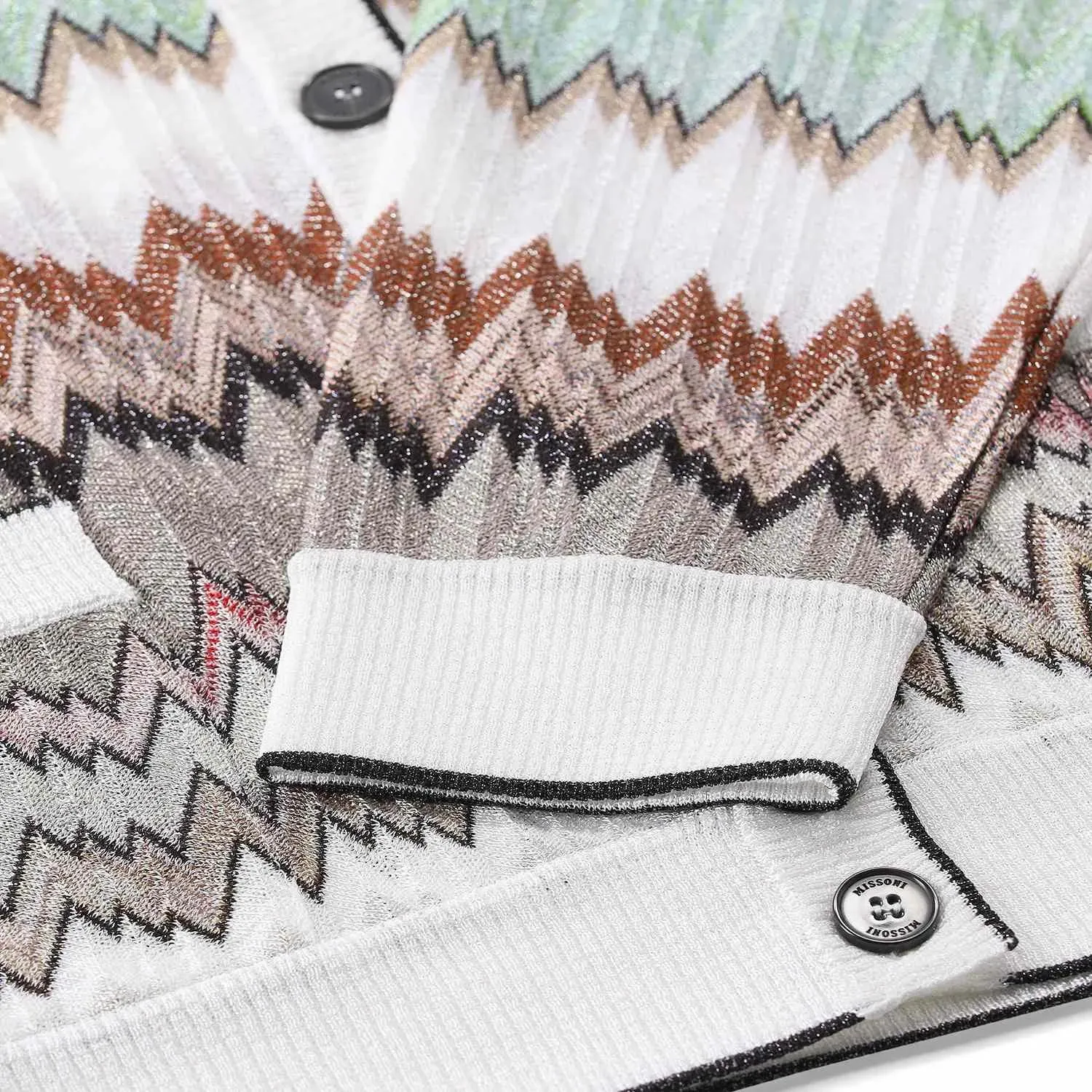 Missoni - Strickjacke mit Muster - Größe M - bunt – Bild 2