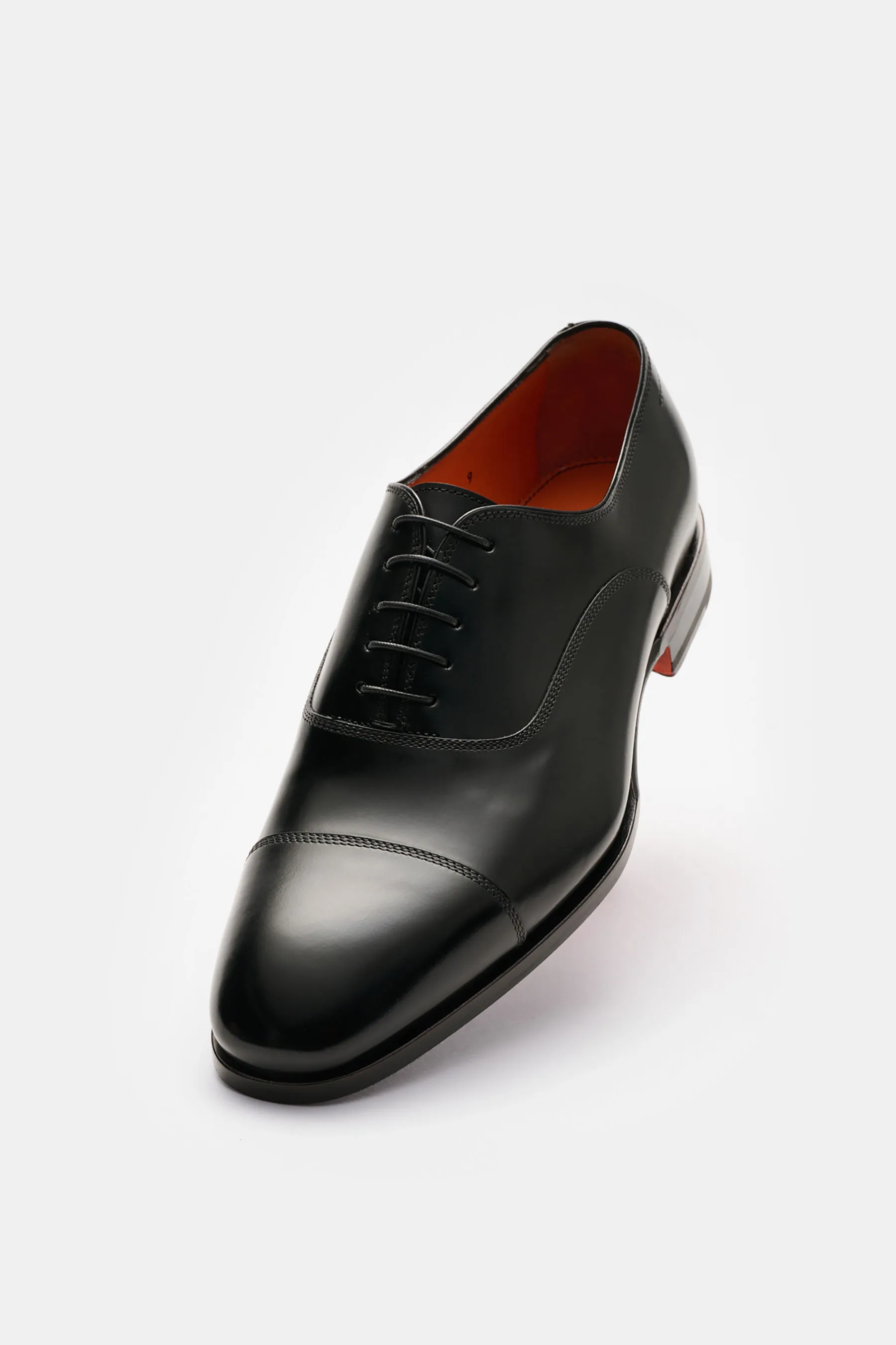 Santoni - Herren - Oxford schwarz – Bild 3