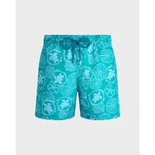 Vilebrequin - Oursins Bicolores Badeshorts Für Herren - Bademode - Moorea - Grün - Größe XL Vilebrequin - Oursins Bicolores Badeshorts Für Herren - Bademode - Moorea - Grün - Größe XL