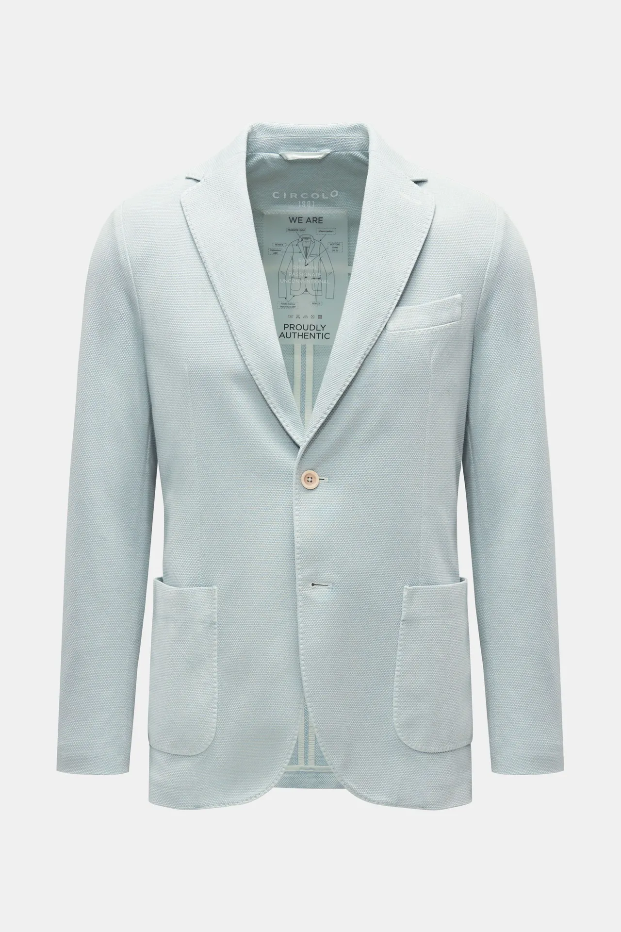 Circolo 1901 - Herren - Jersey-Sakko pastellblau Circolo 1901 - Herren - Jersey-Sakko pastellblau