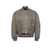 J.W.Anderson - Oversized Curved Hem Bomber Jacket - Größe S - grau J.W.Anderson - Oversized Curved Hem Bomber Jacket - Größe S - grau