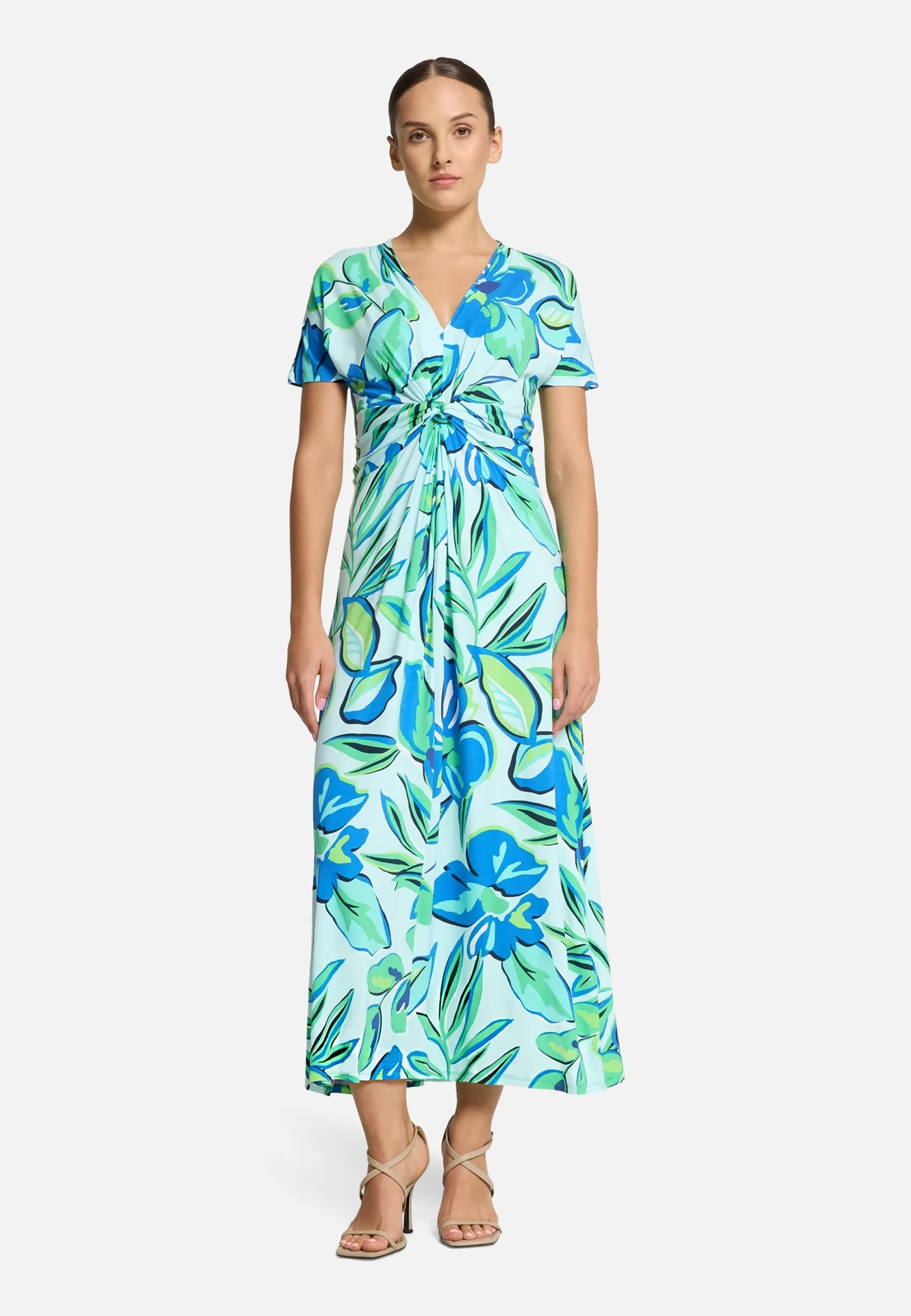 Midikleid mit Raffung – Bild 2