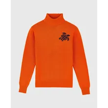 Vilebrequin - Turtle Rollkragenpullover Aus Baumwolle Und Kaschmir Für Herren - Pullover - Flegere - Marone - Größe L Vilebrequin - Turtle Rollkragenpullover Aus Baumwolle Und Kaschmir Für Herren - Pullover - Flegere - Marone - Größe L