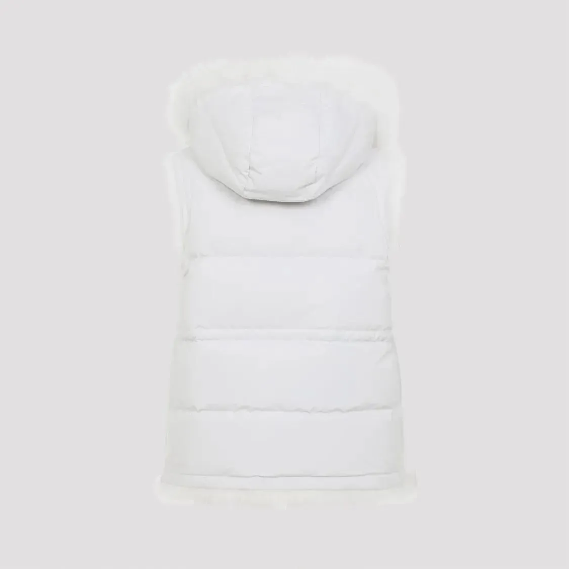 Yves Salomon - Double-Faced White Lamb Gilet With Quilted Design - Größe 38 - weiß – Bild 4