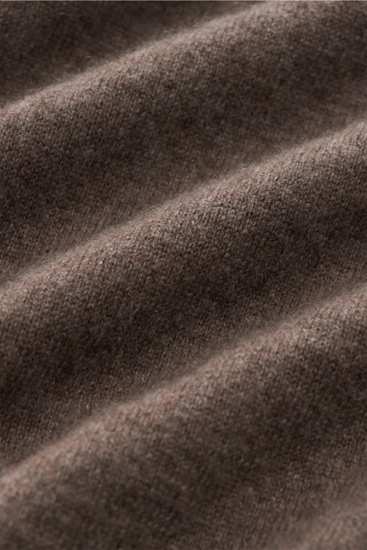 Fedeli - Herren - Cashmere Strickpolo 'Sportman' graubraun meliert – Bild 4