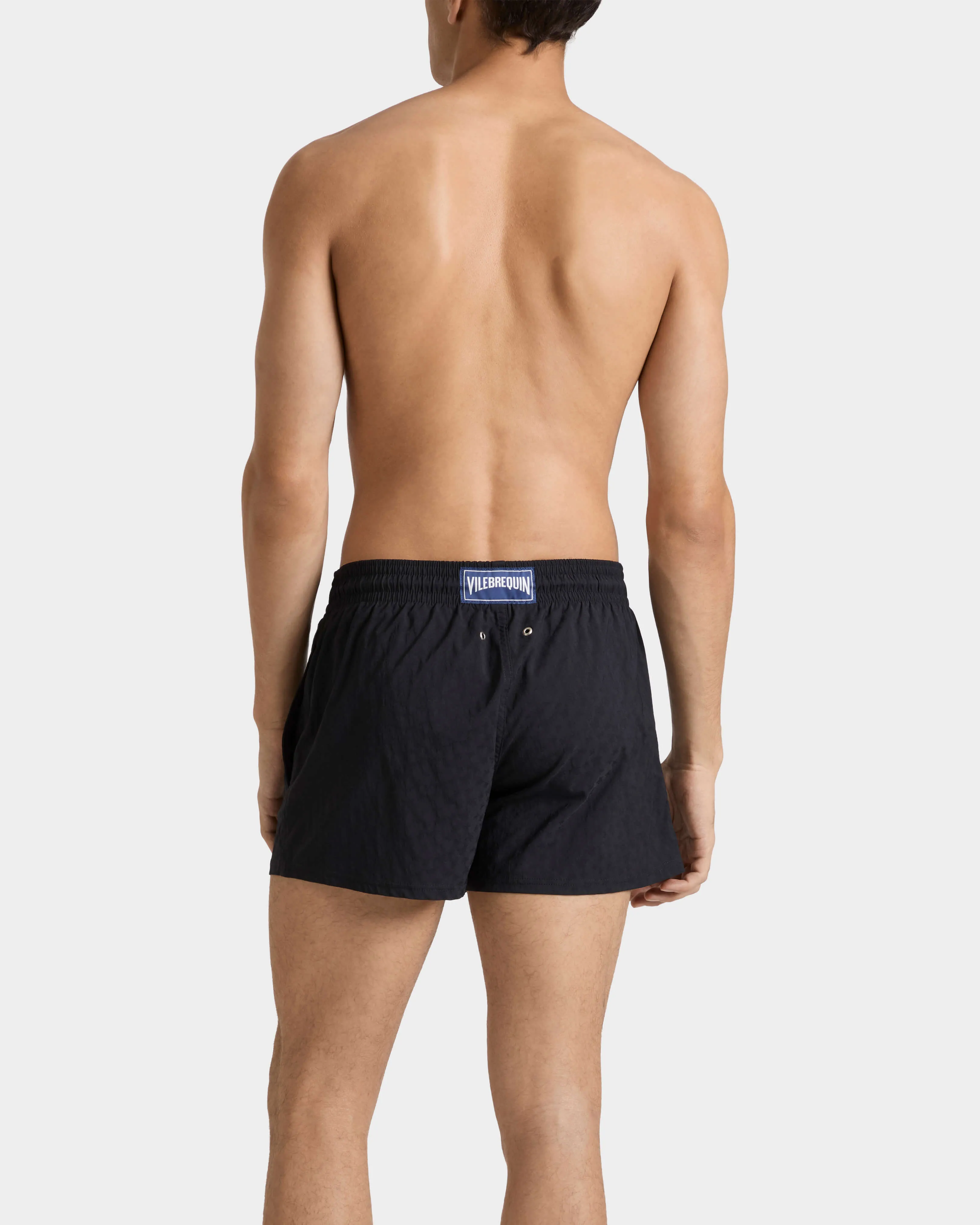 Vilebrequin - Kurze Jacquard Turtles Badeshorts Für Herren - Bademode - Manta - Schwarz - Größe XL – Bild 4