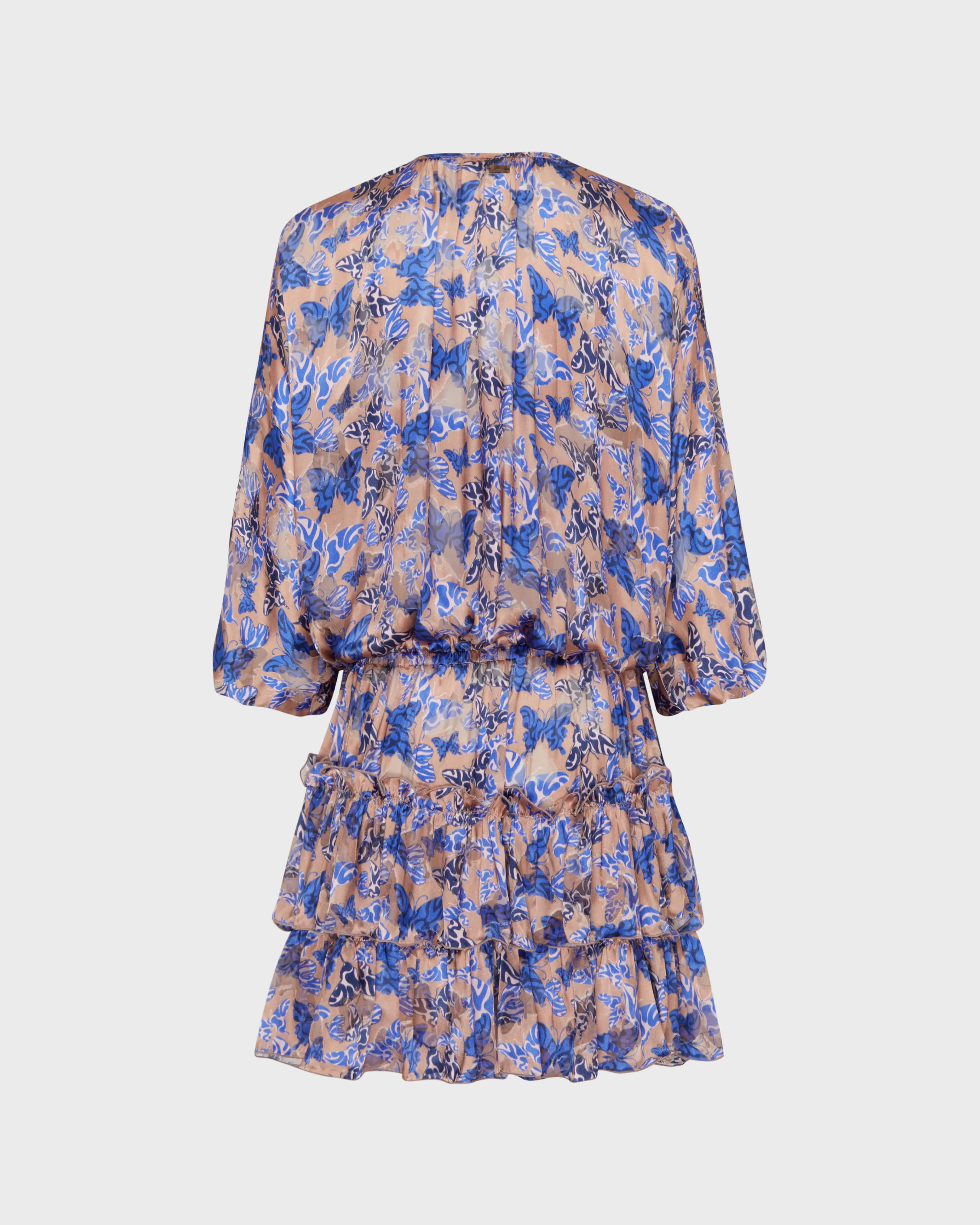 Vilebrequin - Disco Butterfly Kleid Aus Viskose Und Seide Für Damen - Kleid - Lauriane - Rosa - Größe XS – Bild 2