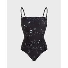 Vilebrequin - Bubble 3d Bustier-badeanzug Für Damen - Bademode - Facette - Schwarz - Größe L Vilebrequin - Bubble 3d Bustier-badeanzug Für Damen - Bademode - Facette - Schwarz - Größe L