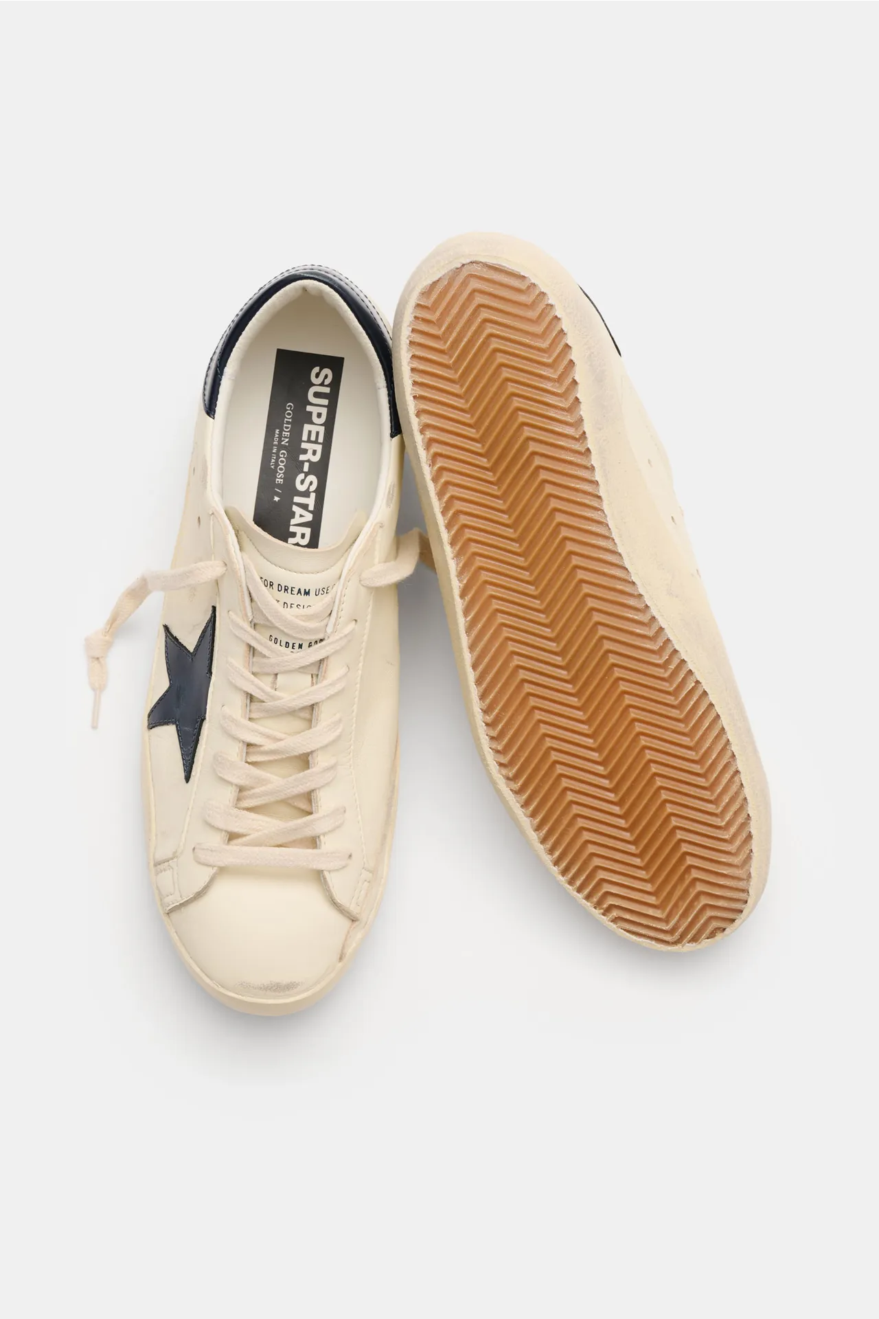 Golden Goose - Herren - Sneaker 'Super-Star Classic' creme/navy – Bild 2