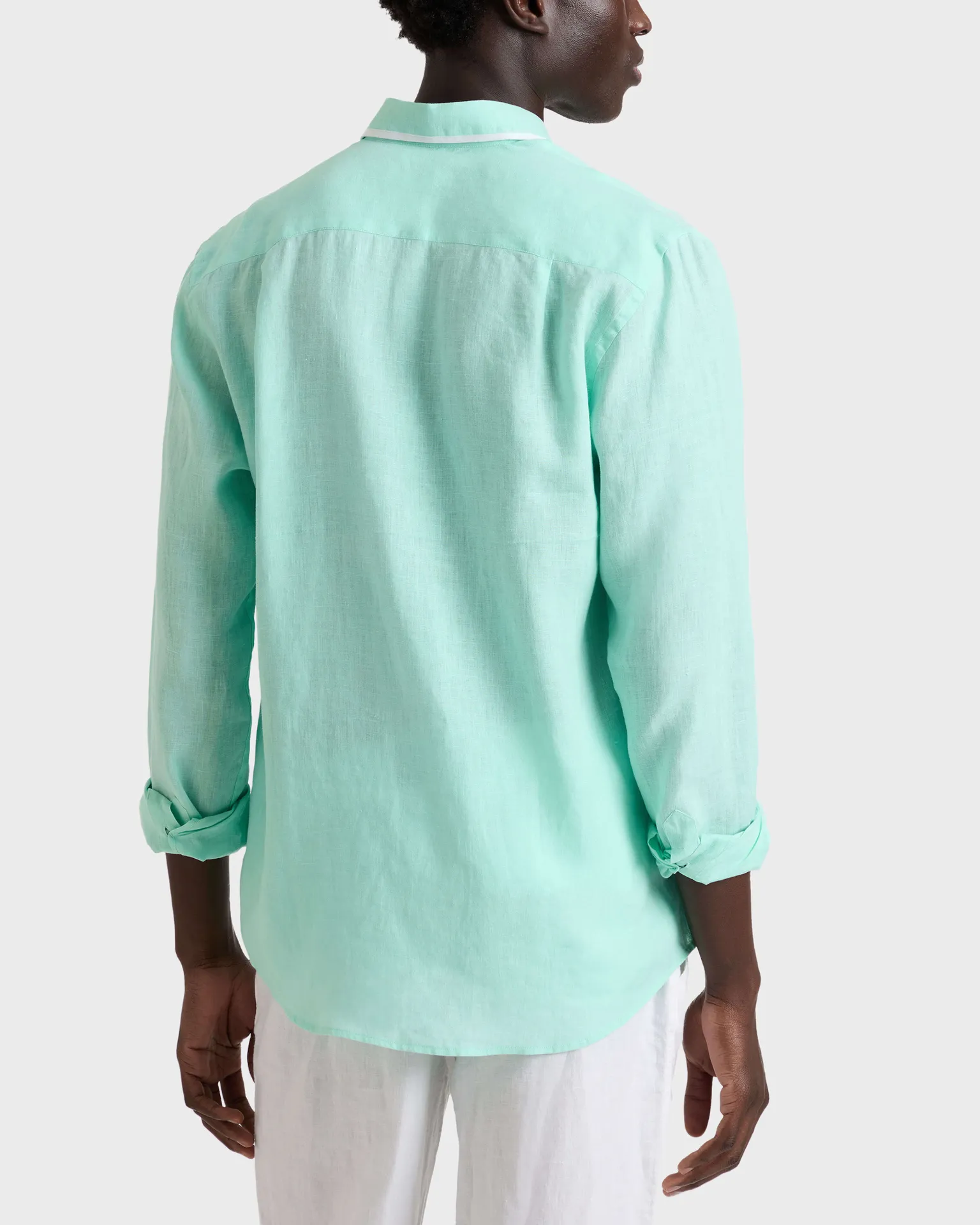 Vilebrequin - Solid Hemd Aus Leinen Für Herren - Hemd - Cerfs - Grün - Größe L – Bild 4