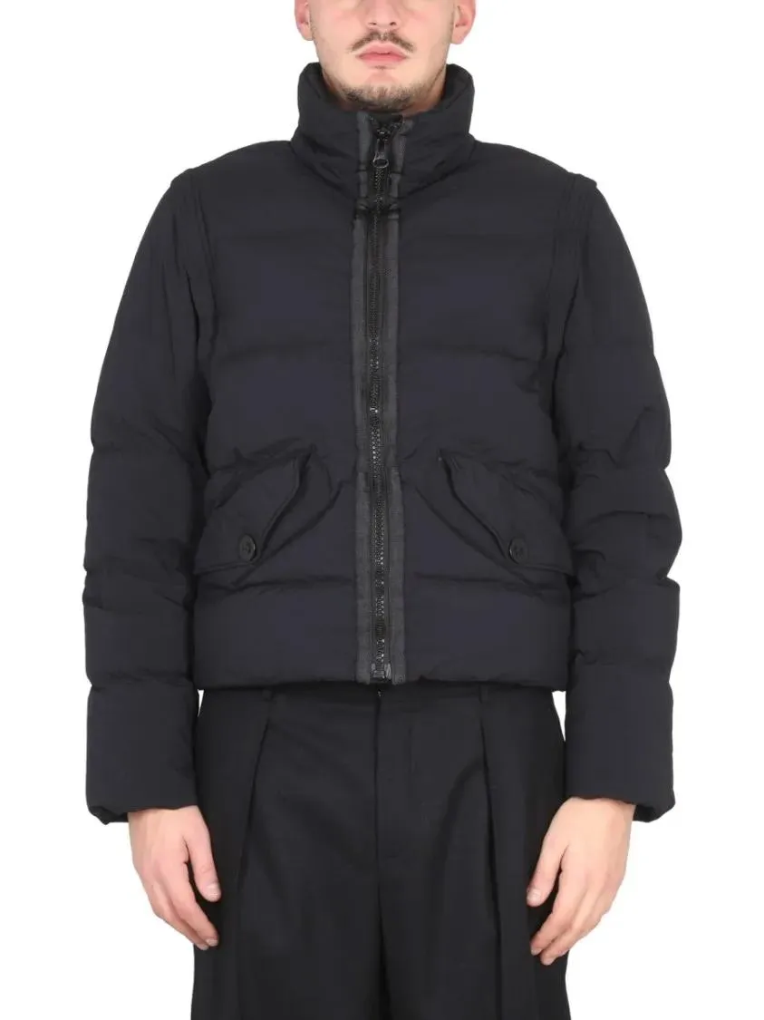 Ten C - Down Jacket With Removable Sleeves - Größe 48 - schwarz Ten C - Down Jacket With Removable Sleeves - Größe 48 - schwarz