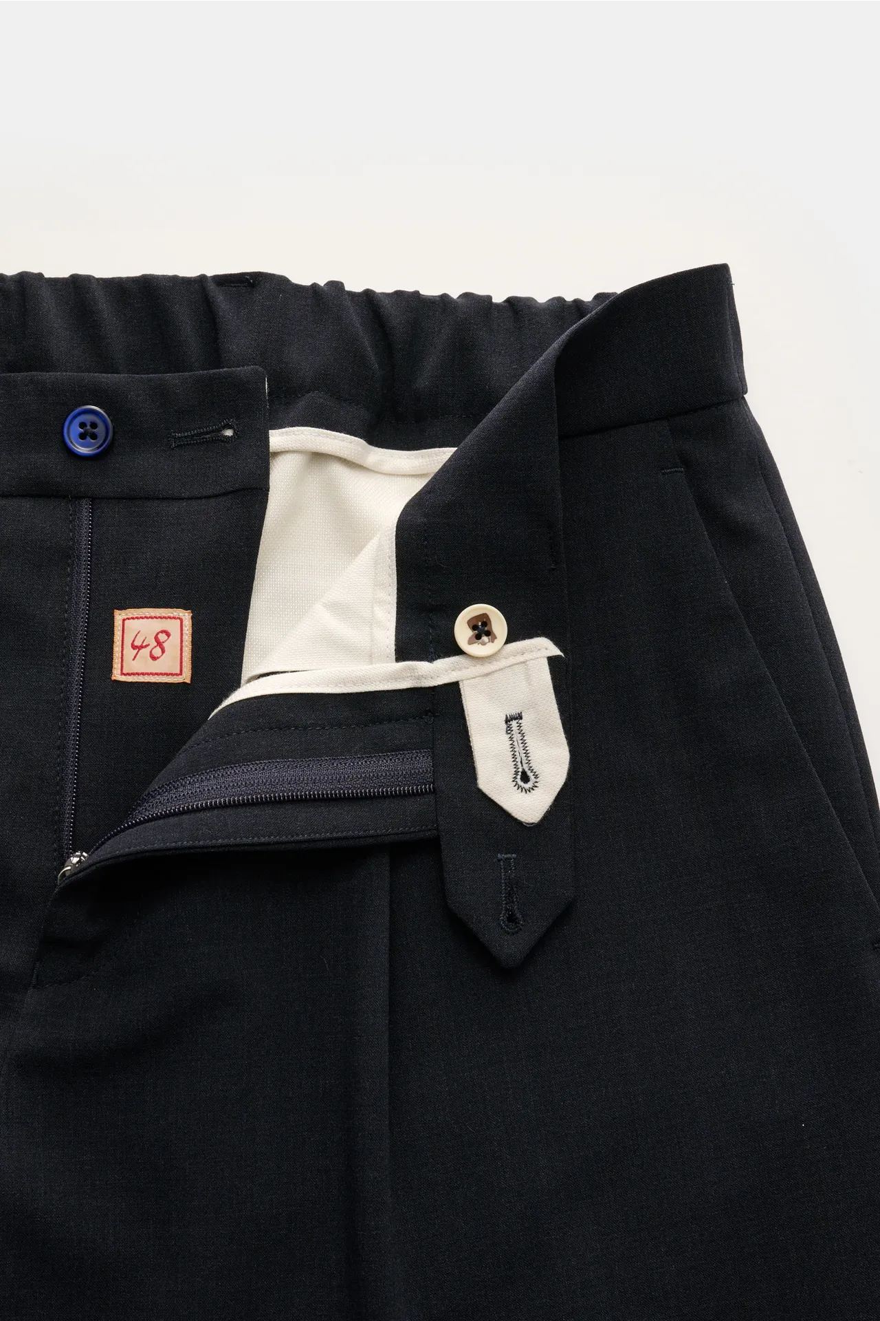 Marco Pescarolo - Herren - Wollhose 'Far' dark navy – Bild 4