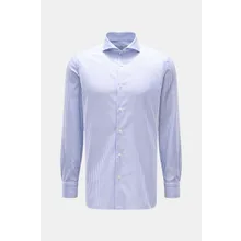 Giampaolo - Herren - Oxford-Hemd Haifisch-Kragen blau/weiß gestreift Giampaolo - Herren - Oxford-Hemd Haifisch-Kragen blau/weiß gestreift