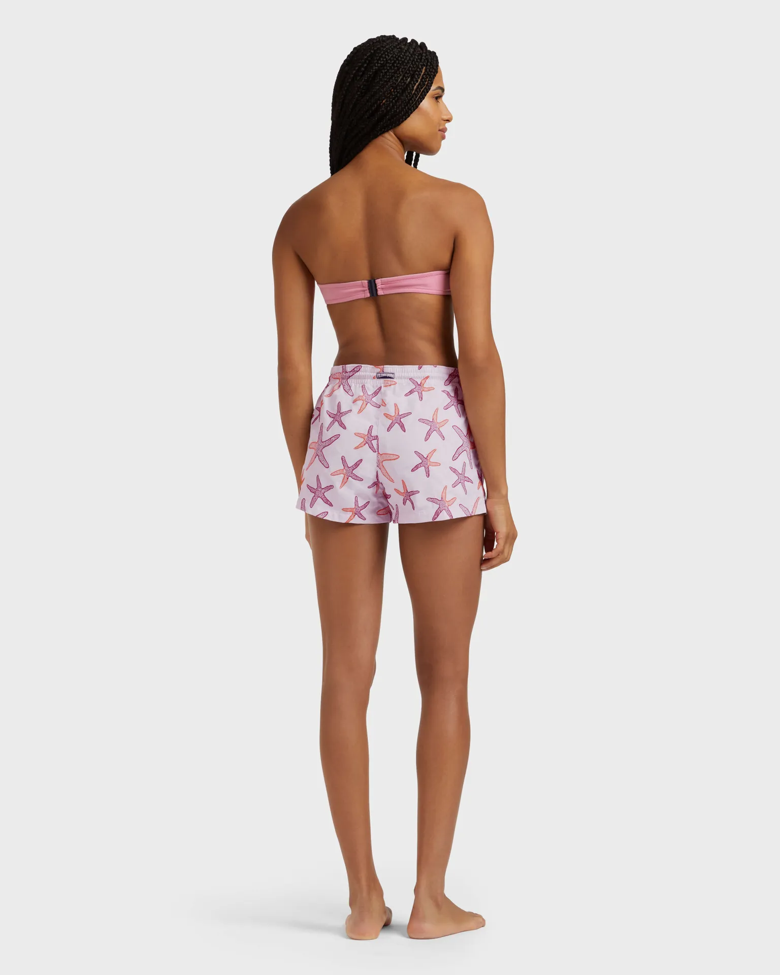 Vilebrequin - Starlettes Badeshorts Mit Stickerei Für Damen - Shorty - Fiona - Rosa - Größe XS – Bild 4