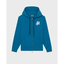 Vilebrequin - Baumwoll-cardigan Mit Durchgehendem Reißverschluss Und Großer Schildkrötenstickerei Für Herren - Sweatshirt - Malanti - Blau - Größe L Vilebrequin - Baumwoll-cardigan Mit Durchgehendem Reißverschluss Und Großer Schildkrötenstickerei Für Herren - Sweatshirt - Malanti - Blau - Größe L