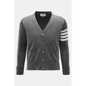 Thom Browne - Herren - Cardigan dunkelgrau meliert Thom Browne - Herren - Cardigan dunkelgrau meliert