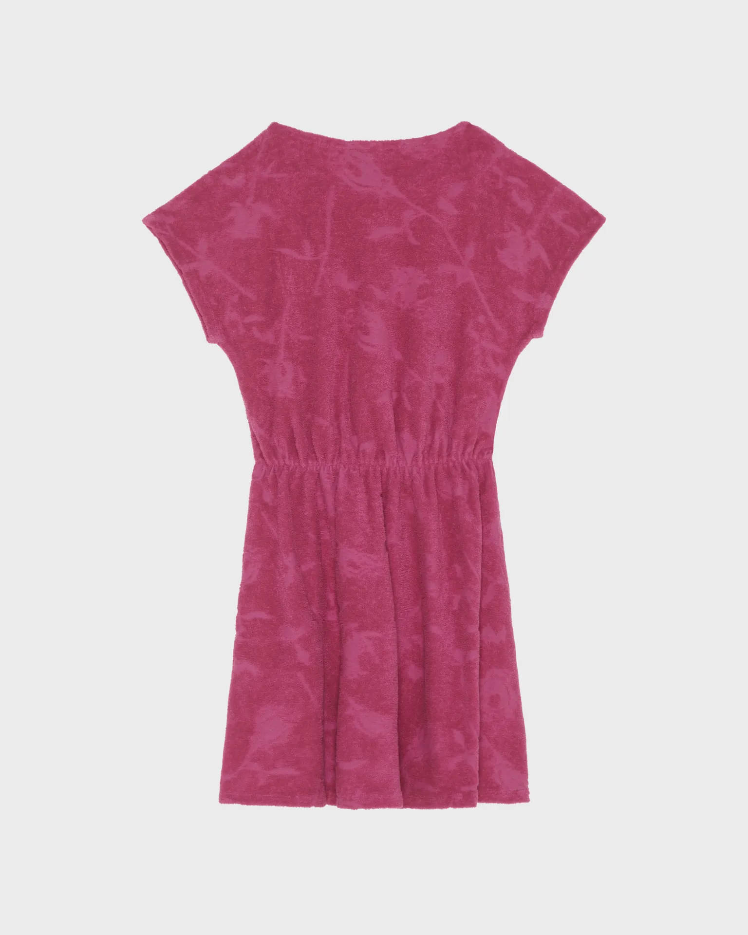 Vilebrequin - Kleid Aus Frottee Mit Jacquard-rosen Für Mädchen - Kleid - Golden - Rot - Größe 6 – Bild 2