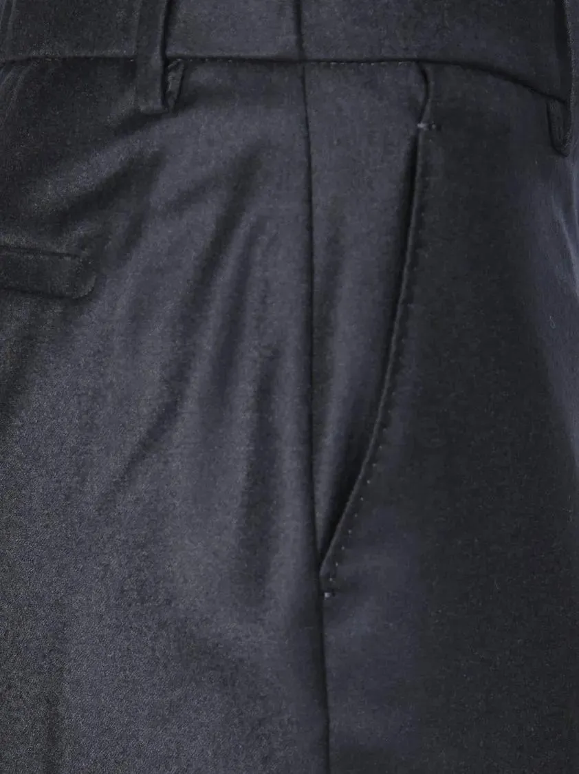 Berwich - Elastic Back Wool Chacemire Pant - Größe 46 - schwarz – Bild 2