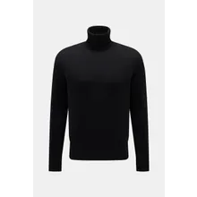 B.F. Knitwear - Herren - Merino Rollkragenpullover schwarz B.F. Knitwear - Herren - Merino Rollkragenpullover schwarz