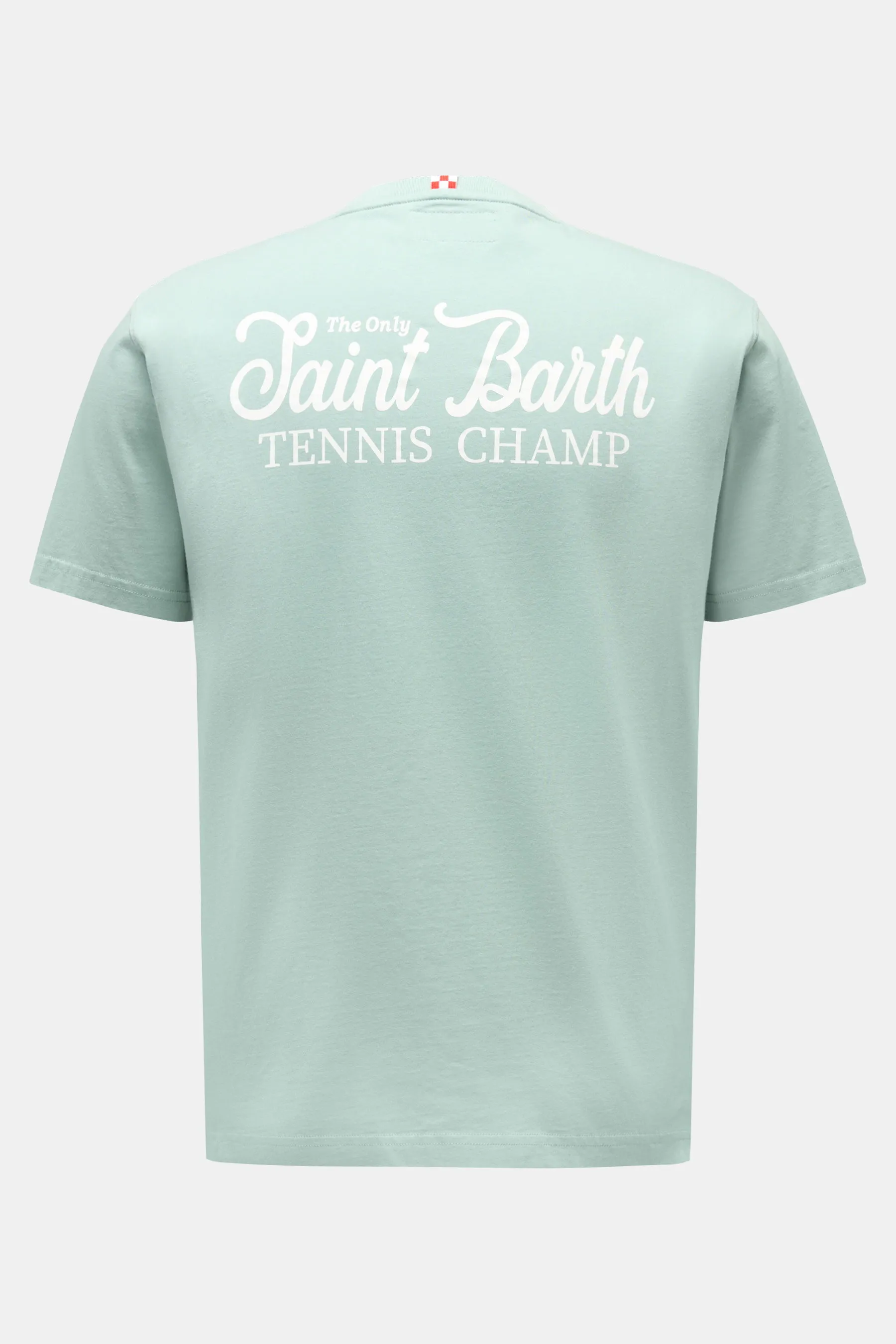 MC2 Saint Barth - Herren - Rundhals-T-Shirt 'Tennis Champ' mintgrün – Bild 3