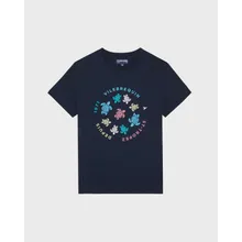 Vilebrequin - Tortues Multicolores T-shirt Aus Bio-baumwolle Für Herren - T-shirt - Thom - Blau - Größe XL Vilebrequin - Tortues Multicolores T-shirt Aus Bio-baumwolle Für Herren - T-shirt - Thom - Blau - Größe XL
