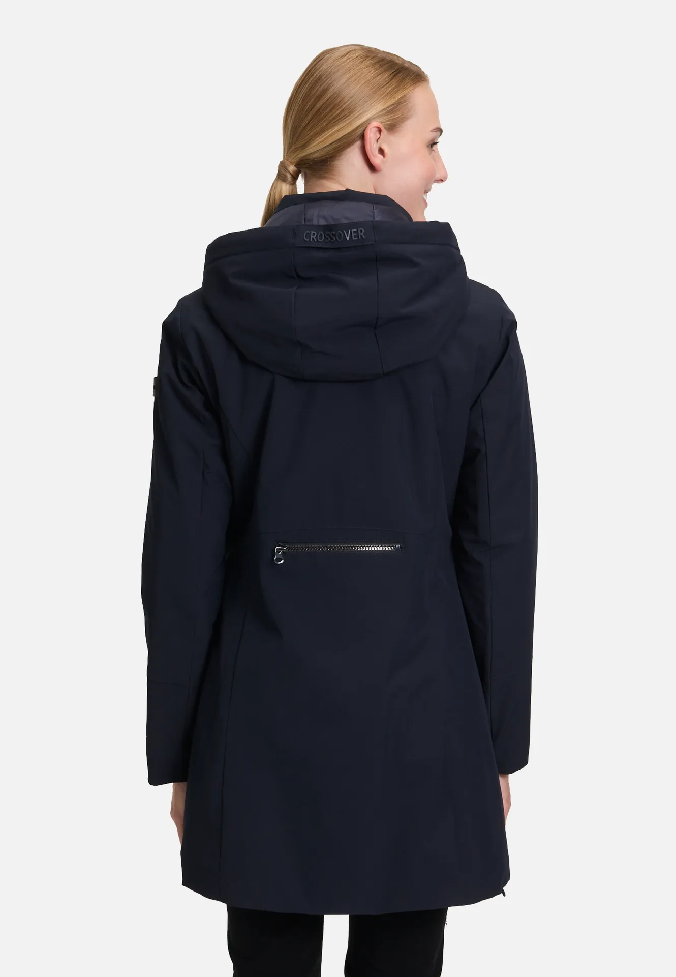 Outdoorjacke mit abnehmbarer Kapuze Outdoorjacke mit abnehmbarer Kapuze