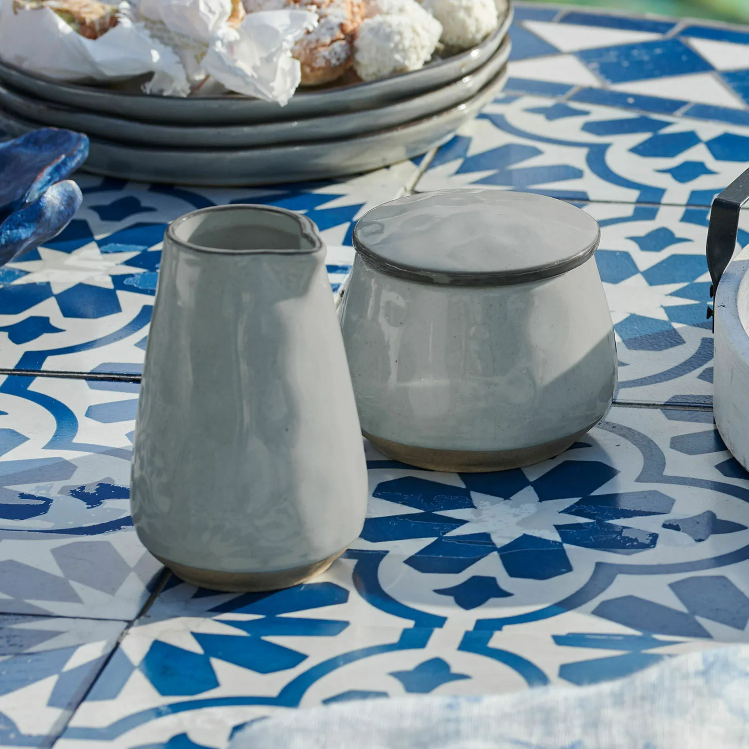 Zuckerdose und Milchkännchen Biarré – Bild 4