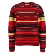 J.W.Anderson - %27Multi Stripe%27 Sweater - Größe L - rot J.W.Anderson - %27Multi Stripe%27 Sweater - Größe L - rot