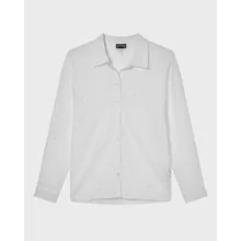 Vilebrequin - Damen Hemdbluse Mit Floraler Lochstickerei - Hemd - Frankie - Weiss - Größe M Vilebrequin - Damen Hemdbluse Mit Floraler Lochstickerei - Hemd - Frankie - Weiss - Größe M