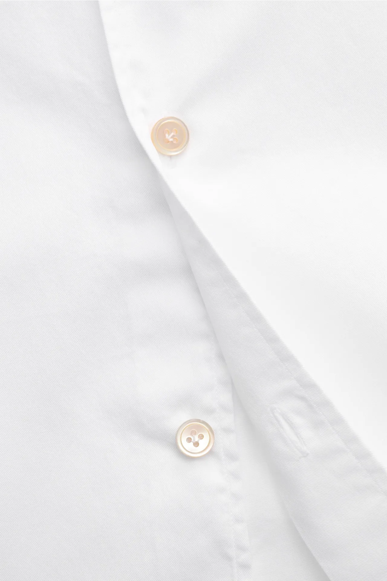 Borrelli - Herren - Casual Hemd 'Ettore' Haifisch-Kragen weiß – Bild 4