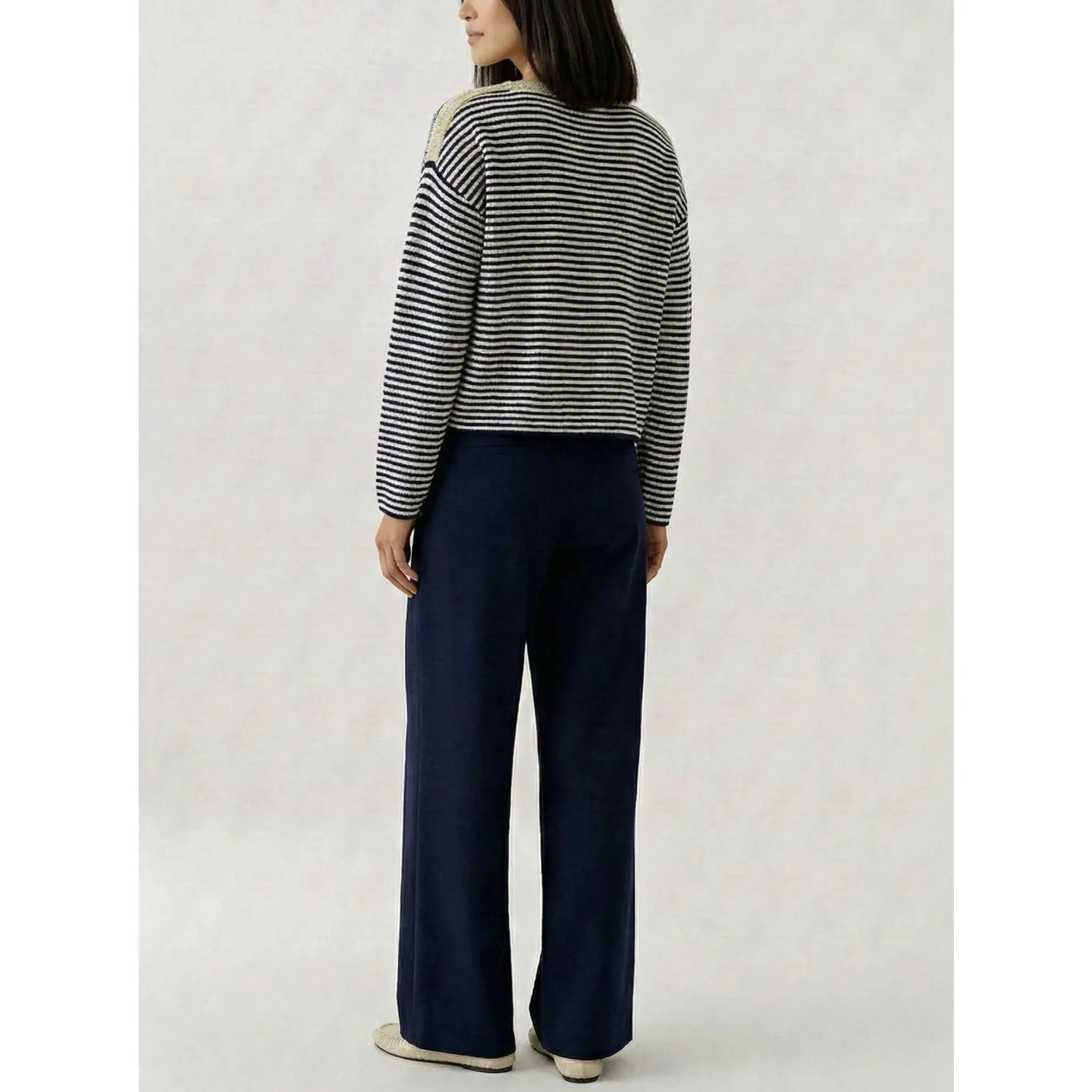 Oui - Pullover - Größe 40 DAMEN - blau – Bild 4