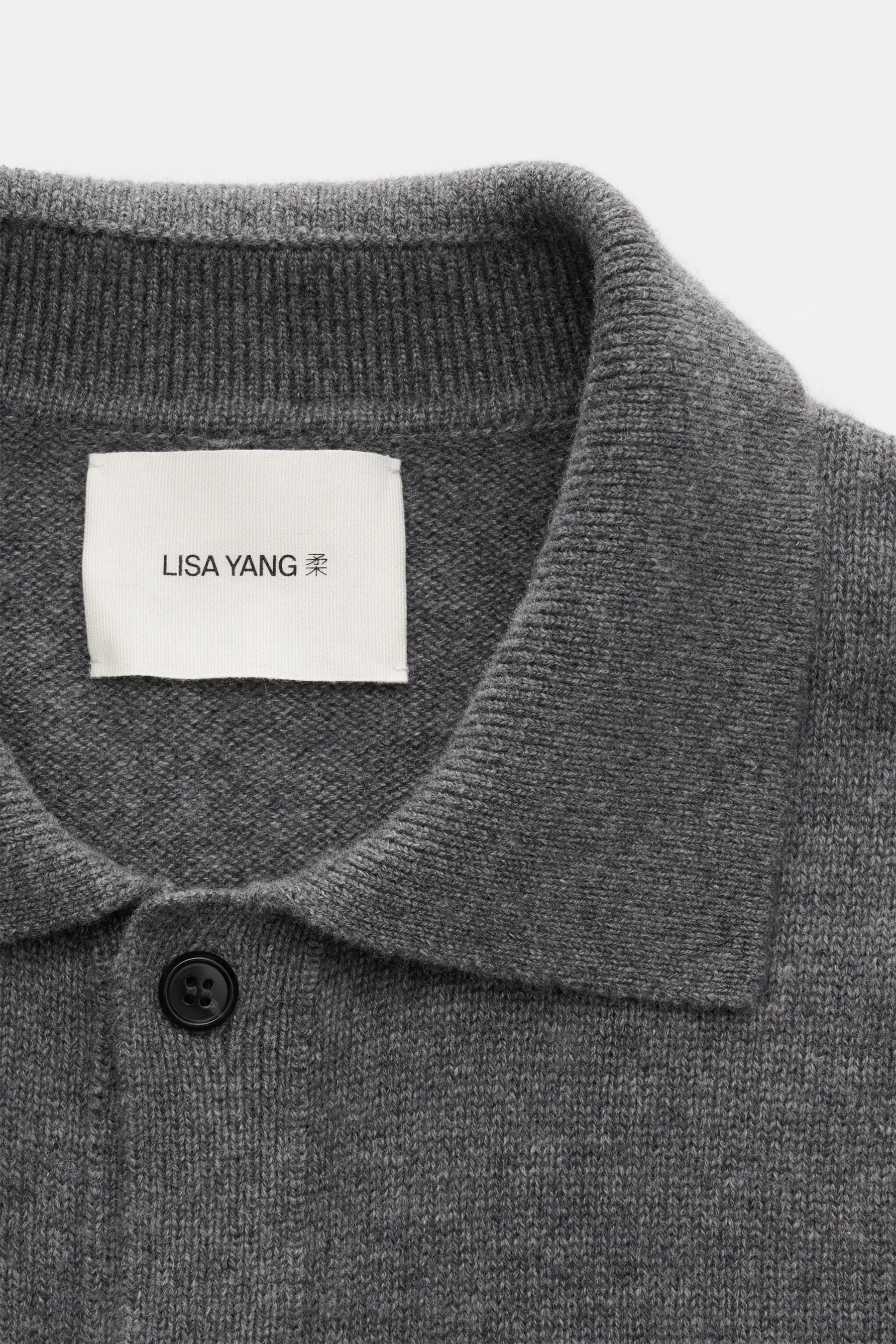 Lisa Yang - Herren - Cashmere Cardigan 'Maximilian' grau meliert – Bild 2