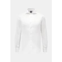 Finamore - Herren - Flanellhemd %27Edoardo Gaeta%27 Haifisch-Kragen offwhite Finamore - Herren - Flanellhemd %27Edoardo Gaeta%27 Haifisch-Kragen offwhite