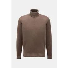Filippo de Laurentiis - Herren - Merino Rollkragenpullover braun meliert Filippo de Laurentiis - Herren - Merino Rollkragenpullover braun meliert