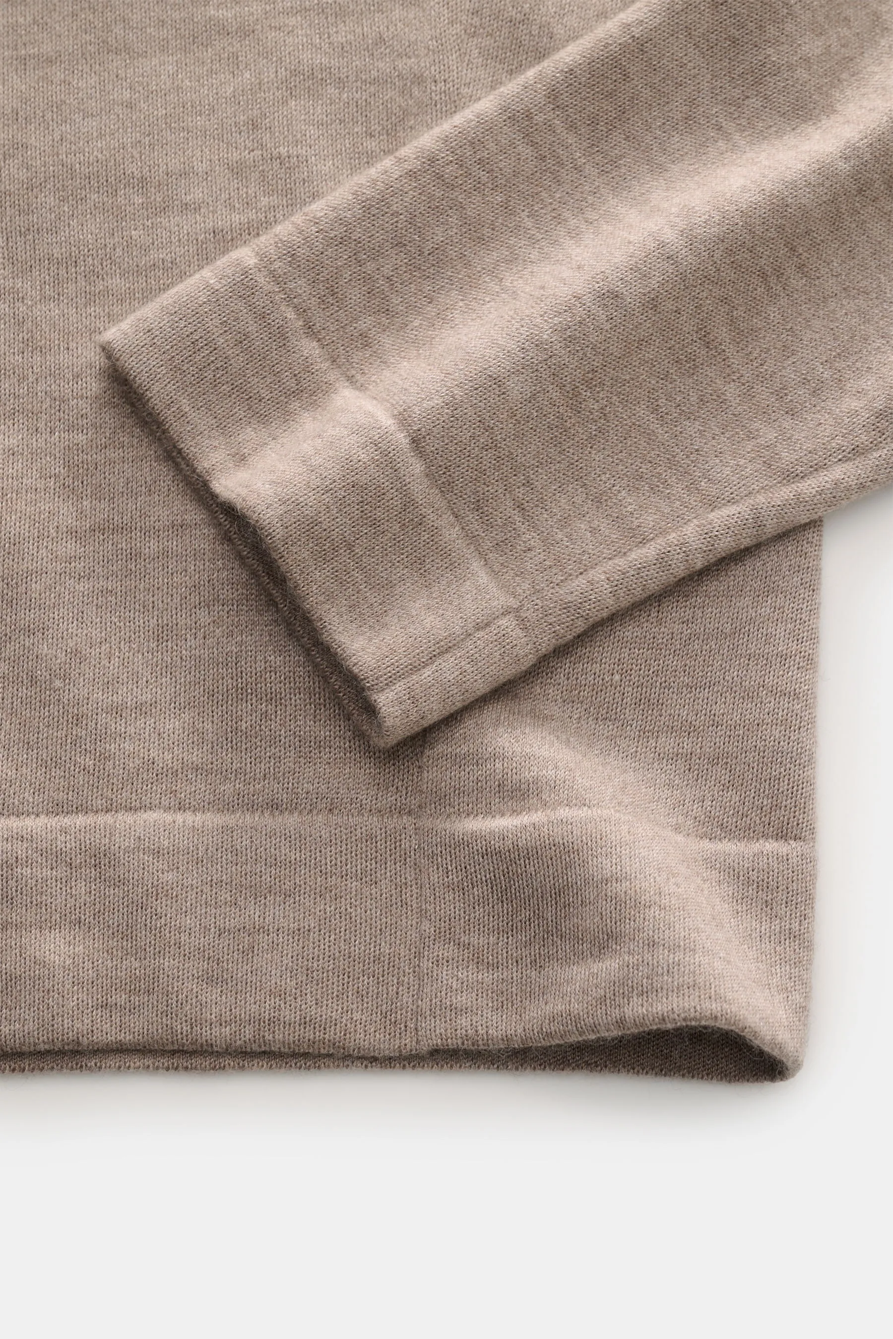 Colombo - Herren - Rundhalspullover taupe meliert – Bild 3