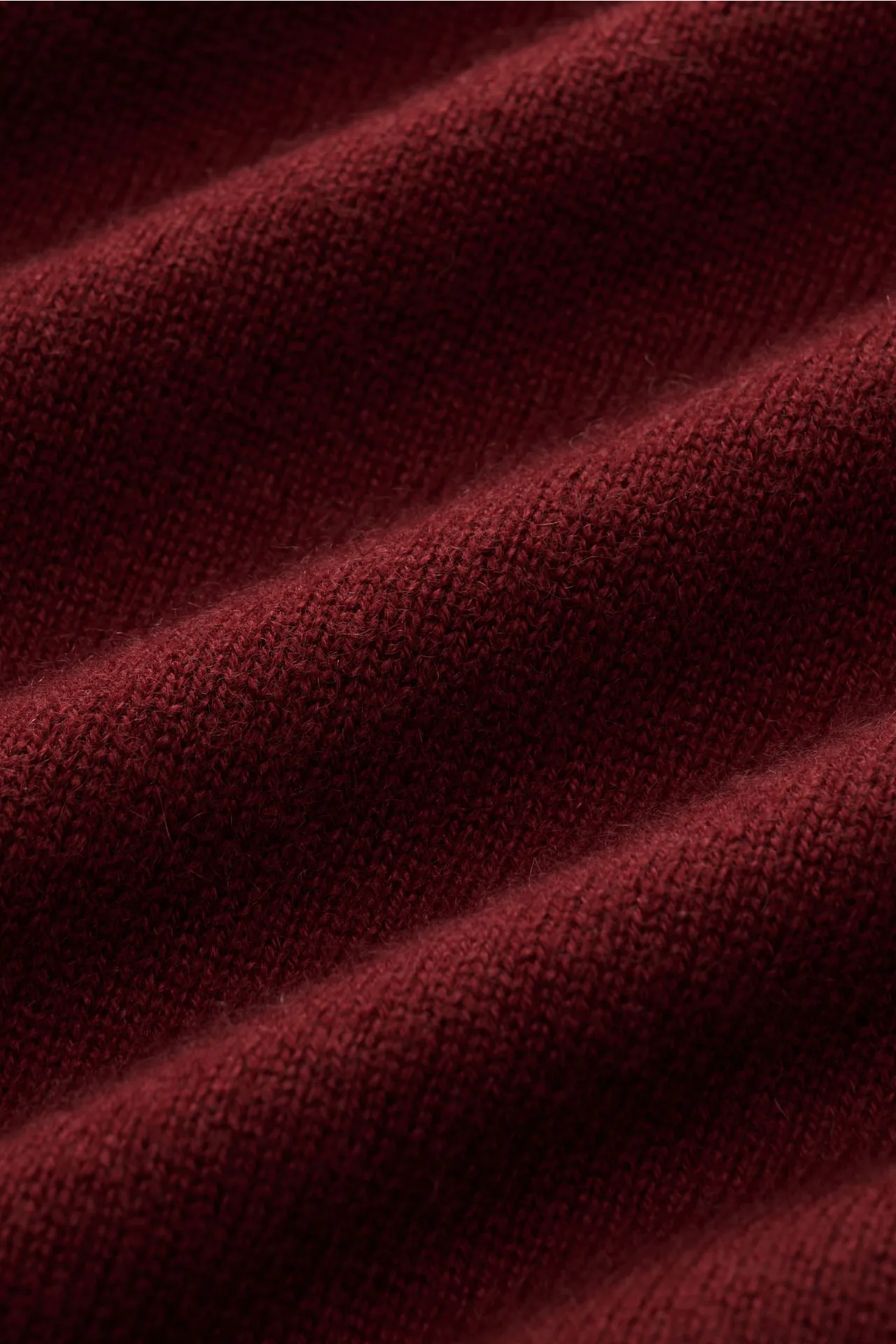 Colombo - Herren - Cashmere Rundhalspullover bordeaux – Bild 3