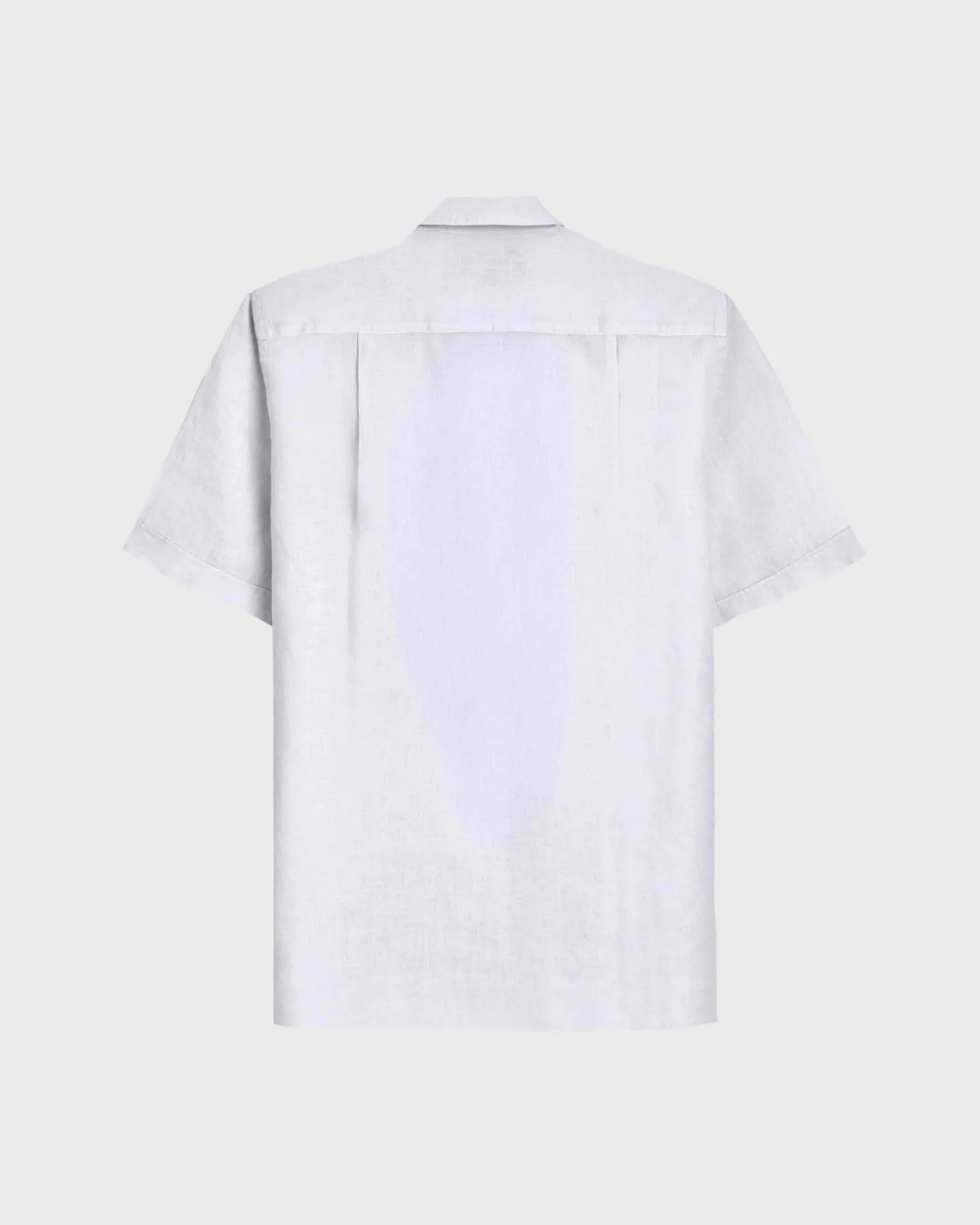 Vilebrequin - Herren-bowlinghemd Aus Leinen – Uni - Hemd - Courbis - Weiss - Größe XL – Bild 2