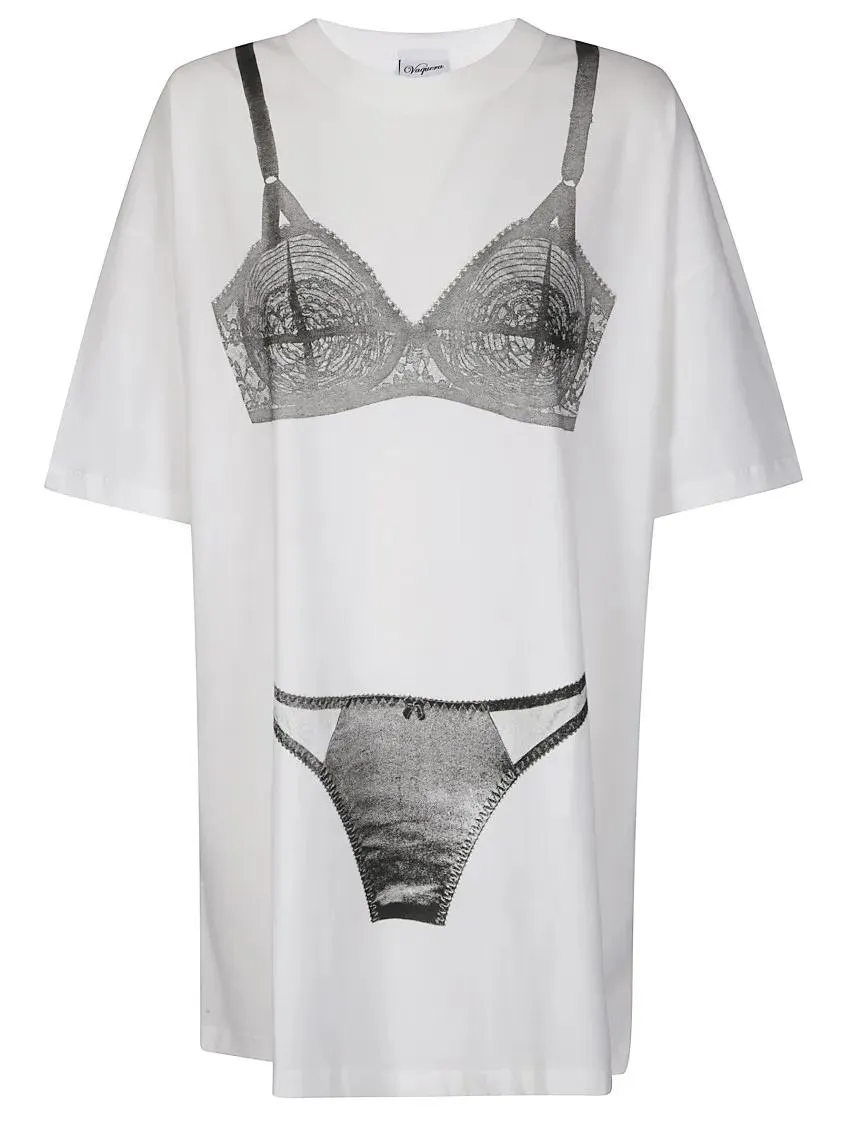 Vaquera - Trompe L%27oeil Women T-Shirt - Größe S - weiß Vaquera - Trompe L%27oeil Women T-Shirt - Größe S - weiß