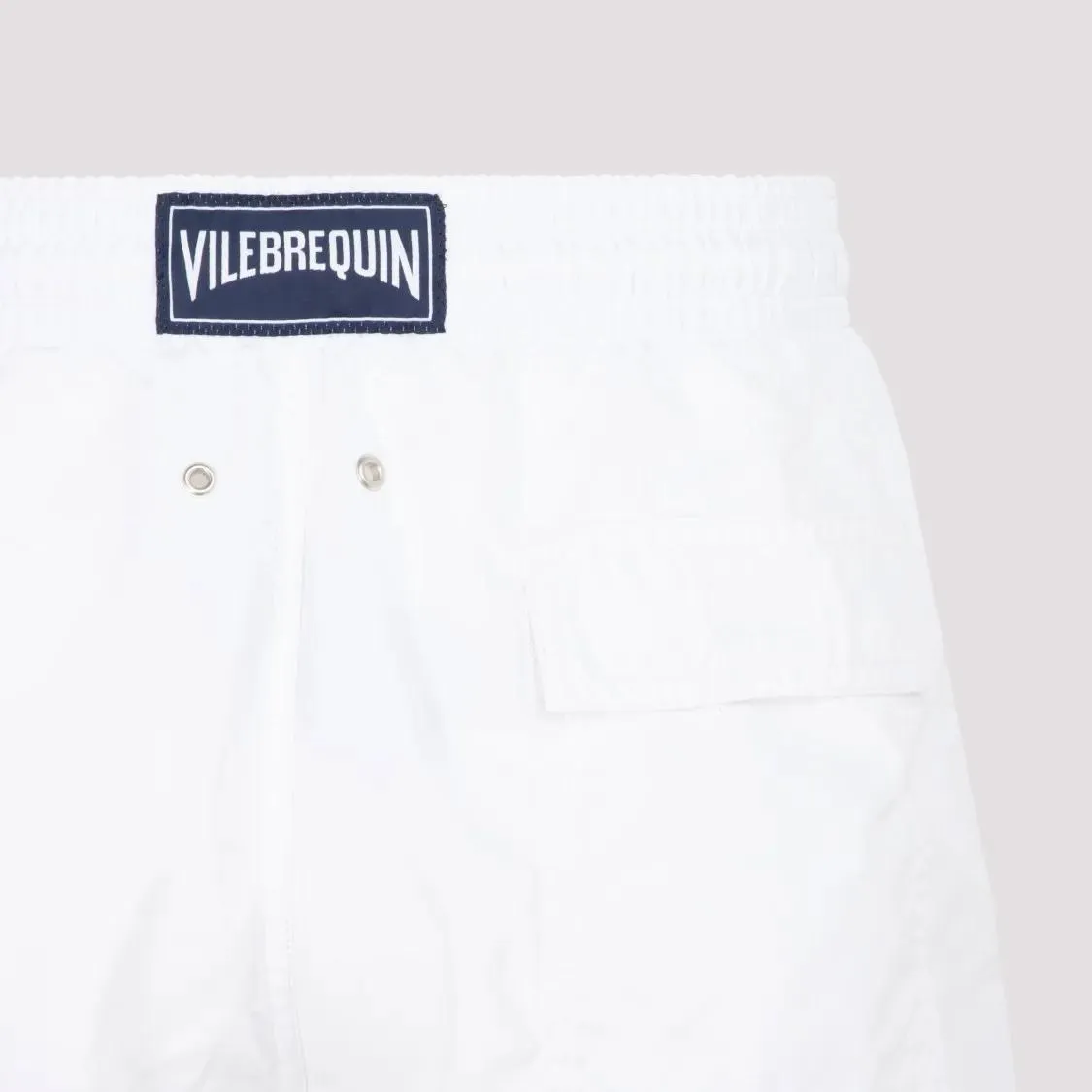 Vilebrequin - Moorea Swim Shorts With Elastic Waistband - Größe M - weiß – Bild 2