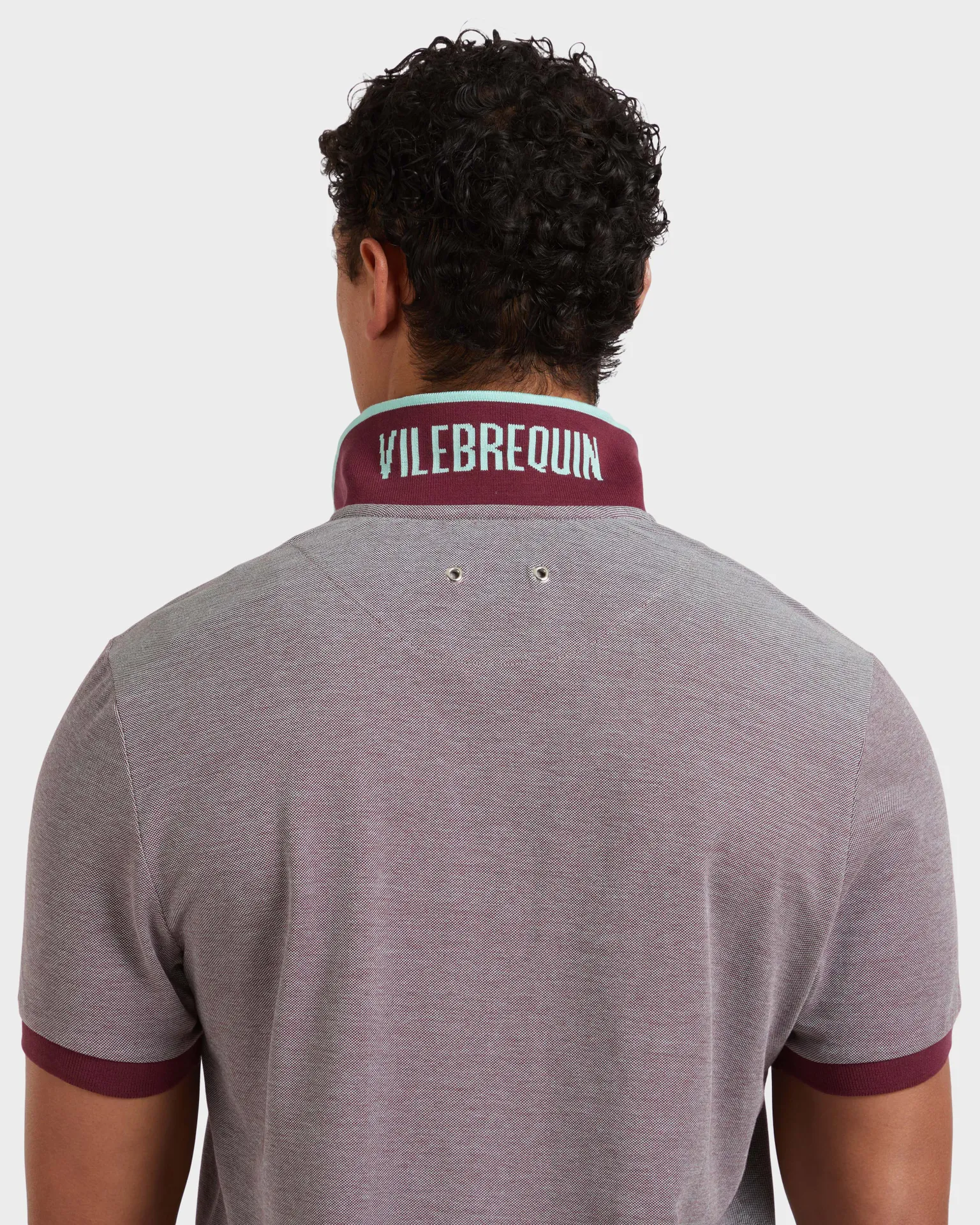 Vilebrequin - Solid Polohemd Aus Baumwolle Mit Changierendem Effekt Für Herren - Polohemd - Palatin - Rot - Größe XXL – Bild 6