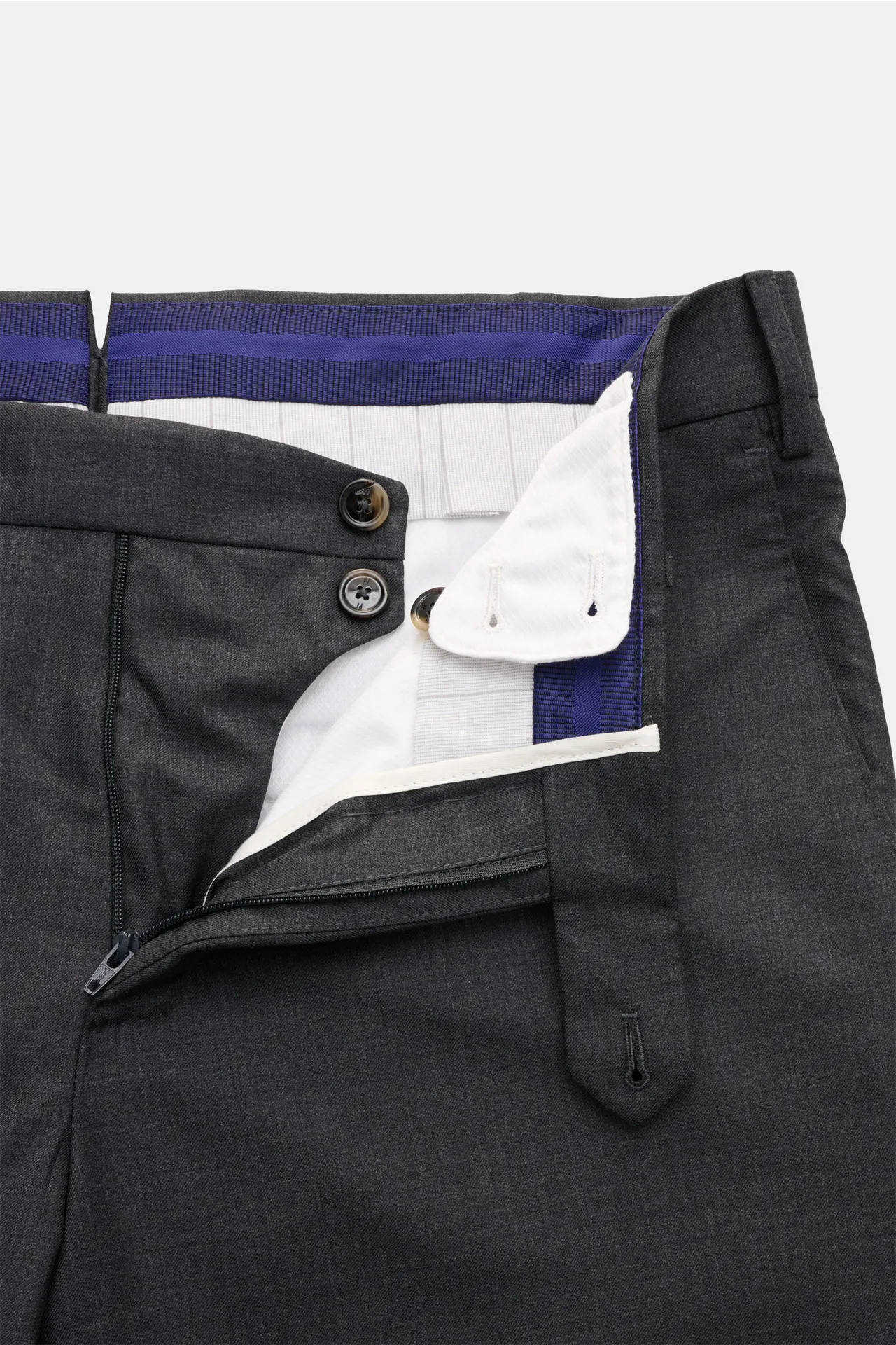 PT Torino - Herren - Wollhose 'Slim Fit' anthrazit – Bild 4