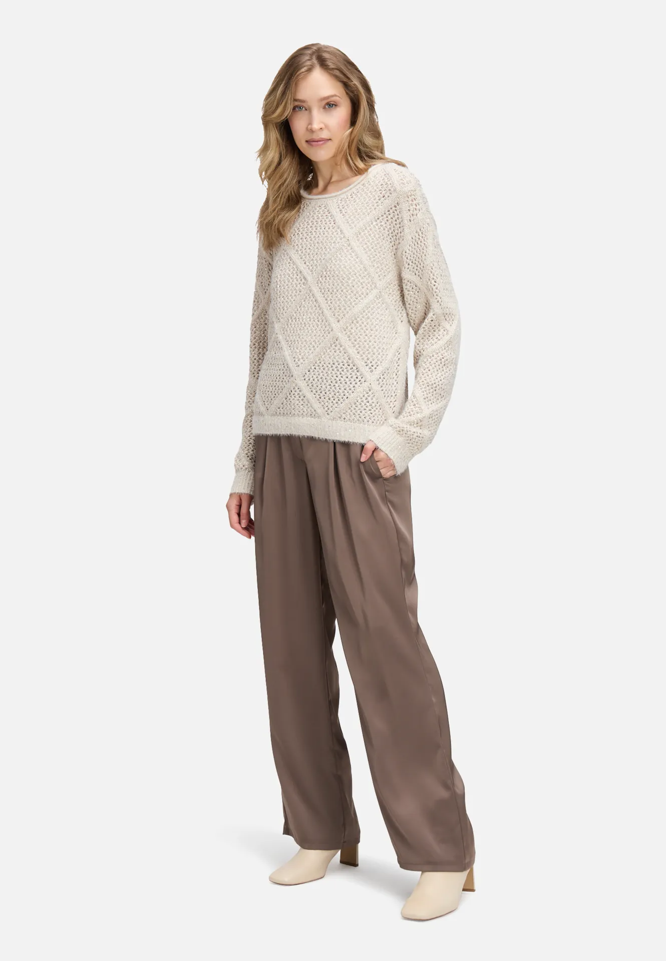 Strickpullover mit Effektgarn – Bild 2