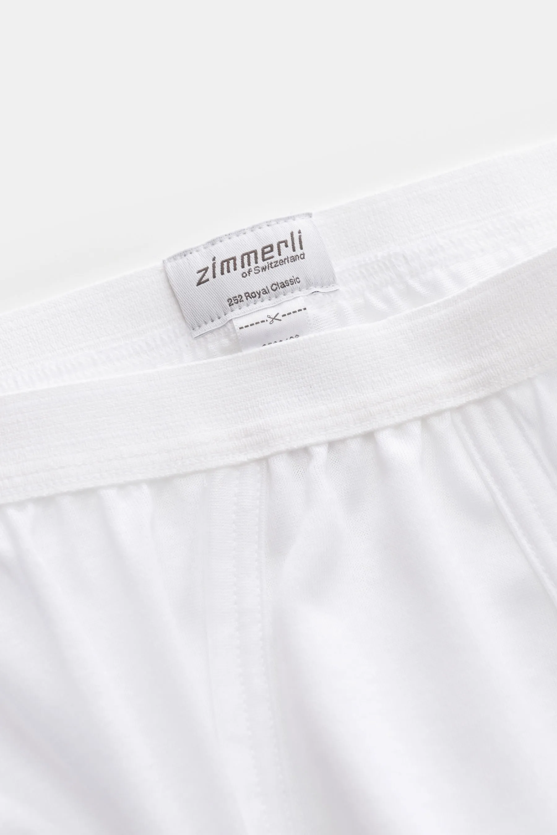 Zimmerli - Herren - Sport Slip 'Royal Classic' weiß – Bild 5