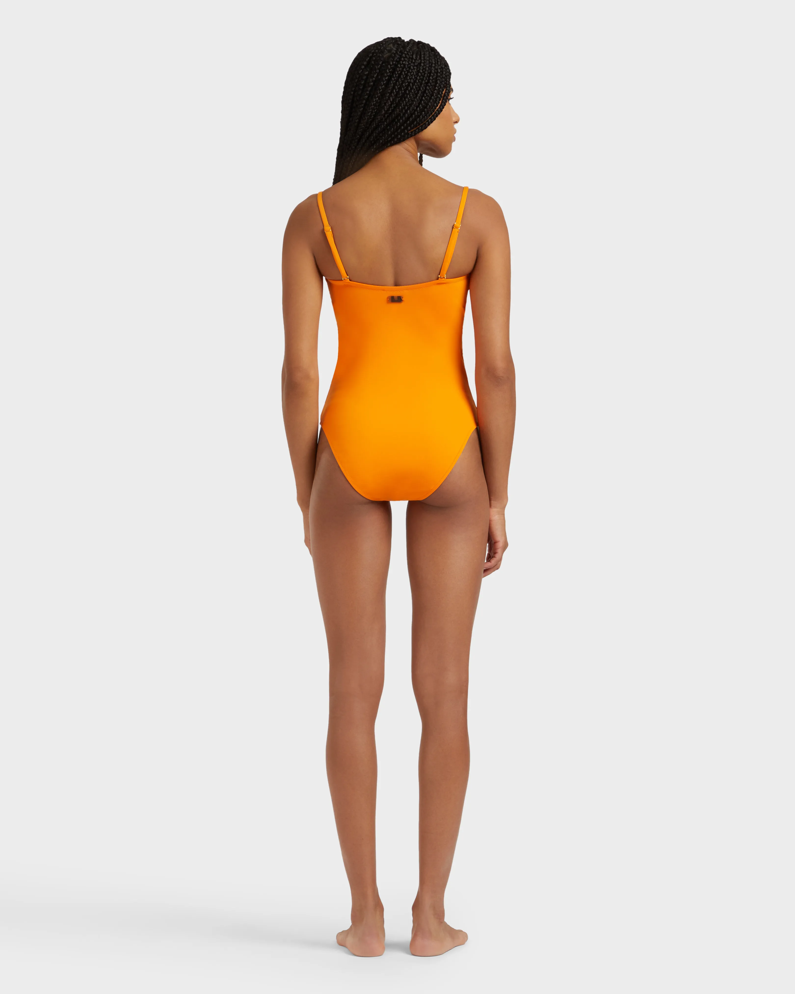Vilebrequin - Solid Bandeau-badeanzug Für Damen - Bademode - Lucette - Orange - Größe M – Bild 4