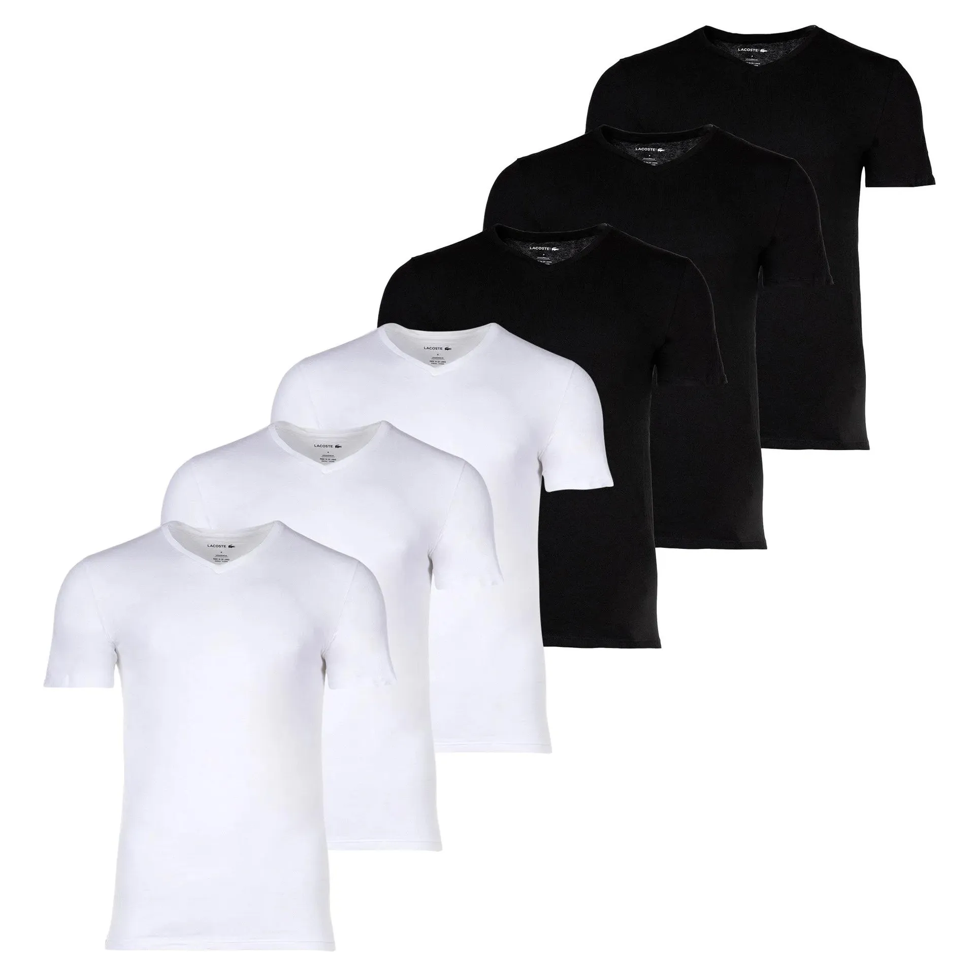 Lacoste - 6er Pack - Größe L - schwarz Lacoste - 6er Pack - Größe L - schwarz