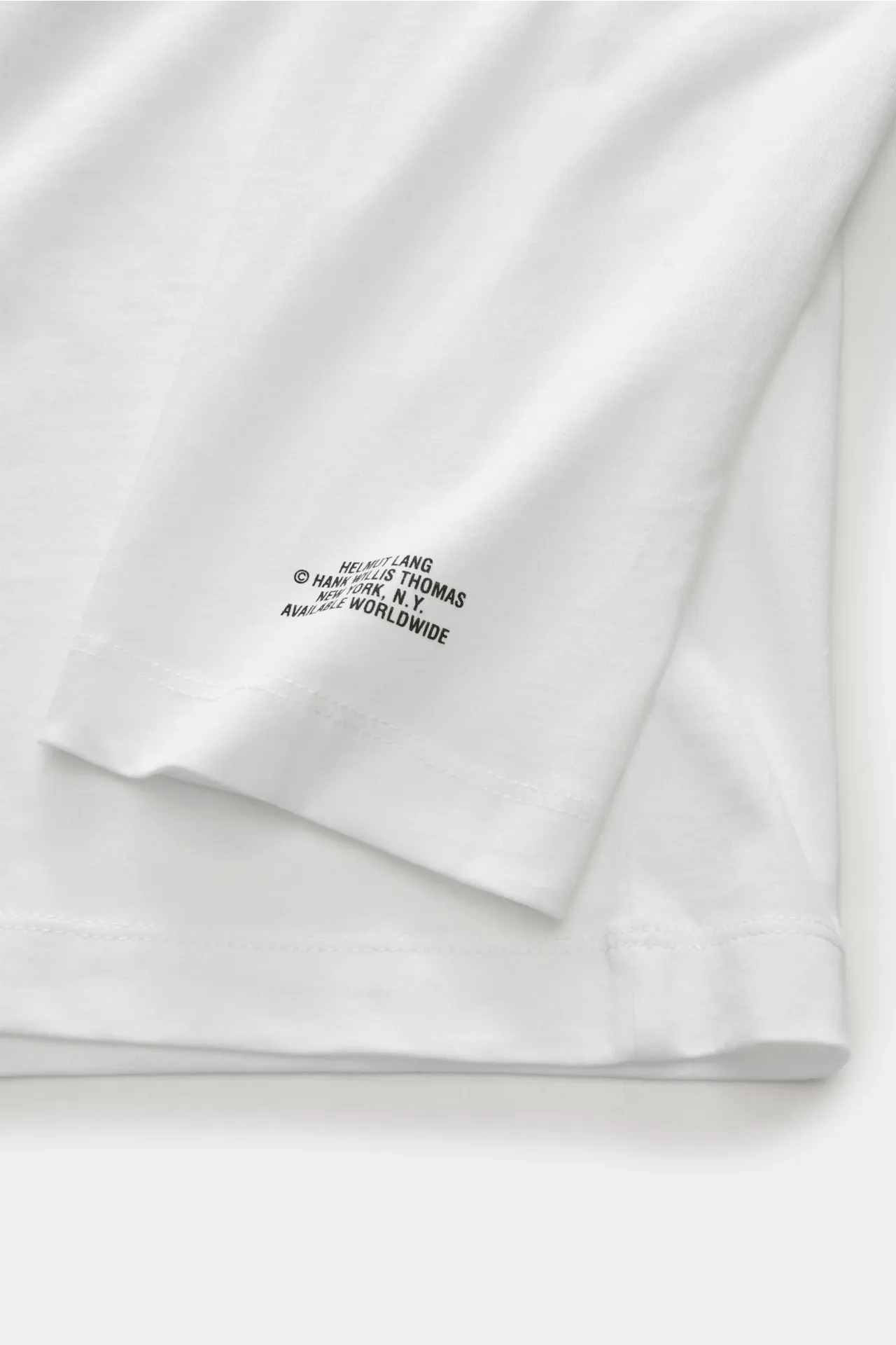 Helmut Lang - Herren - Rundhals-Longsleeve weiß – Bild 4